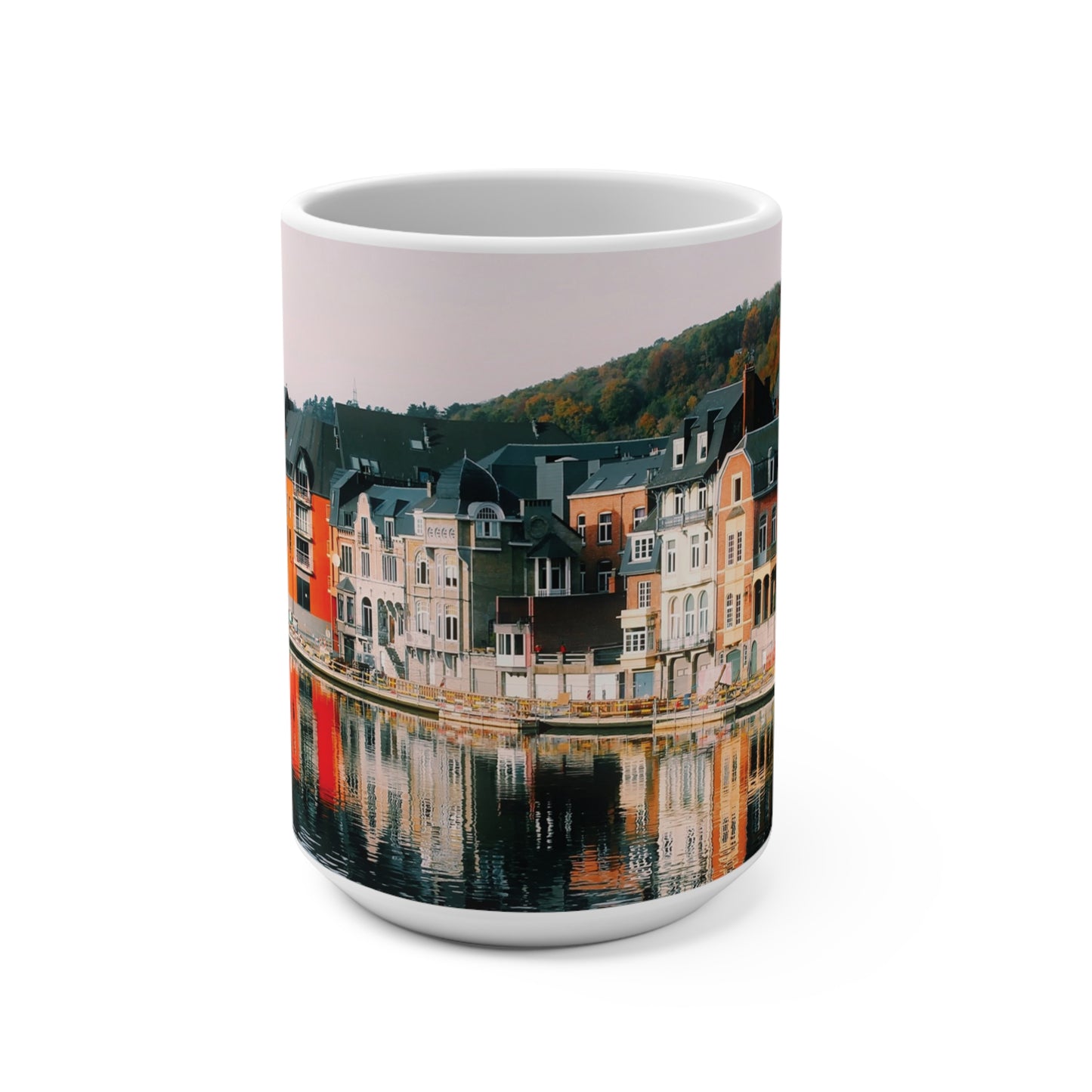 Coffee & Tea Mug with City prints, 15oz