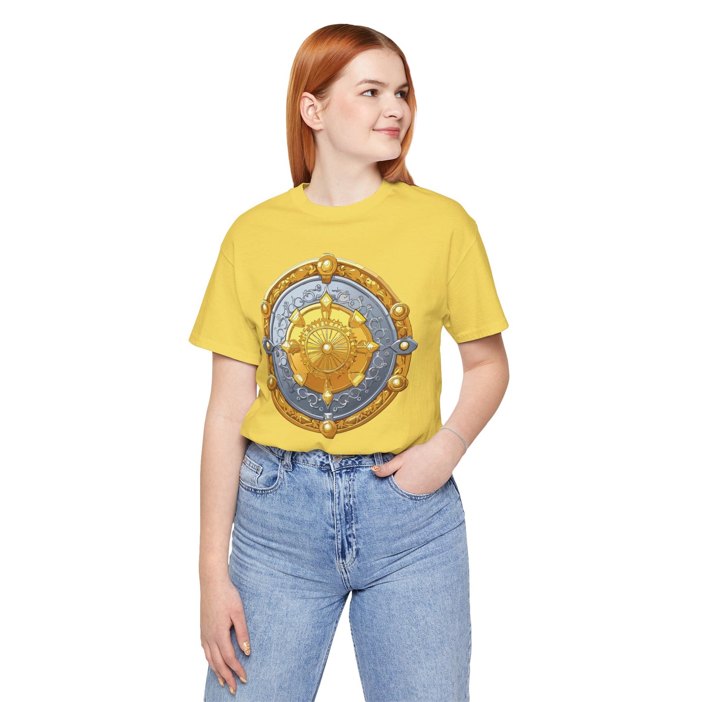 Coin Shirt, Shirt with Coin, Tee Shirt with Gold Coin, Shirt with Antique Coin