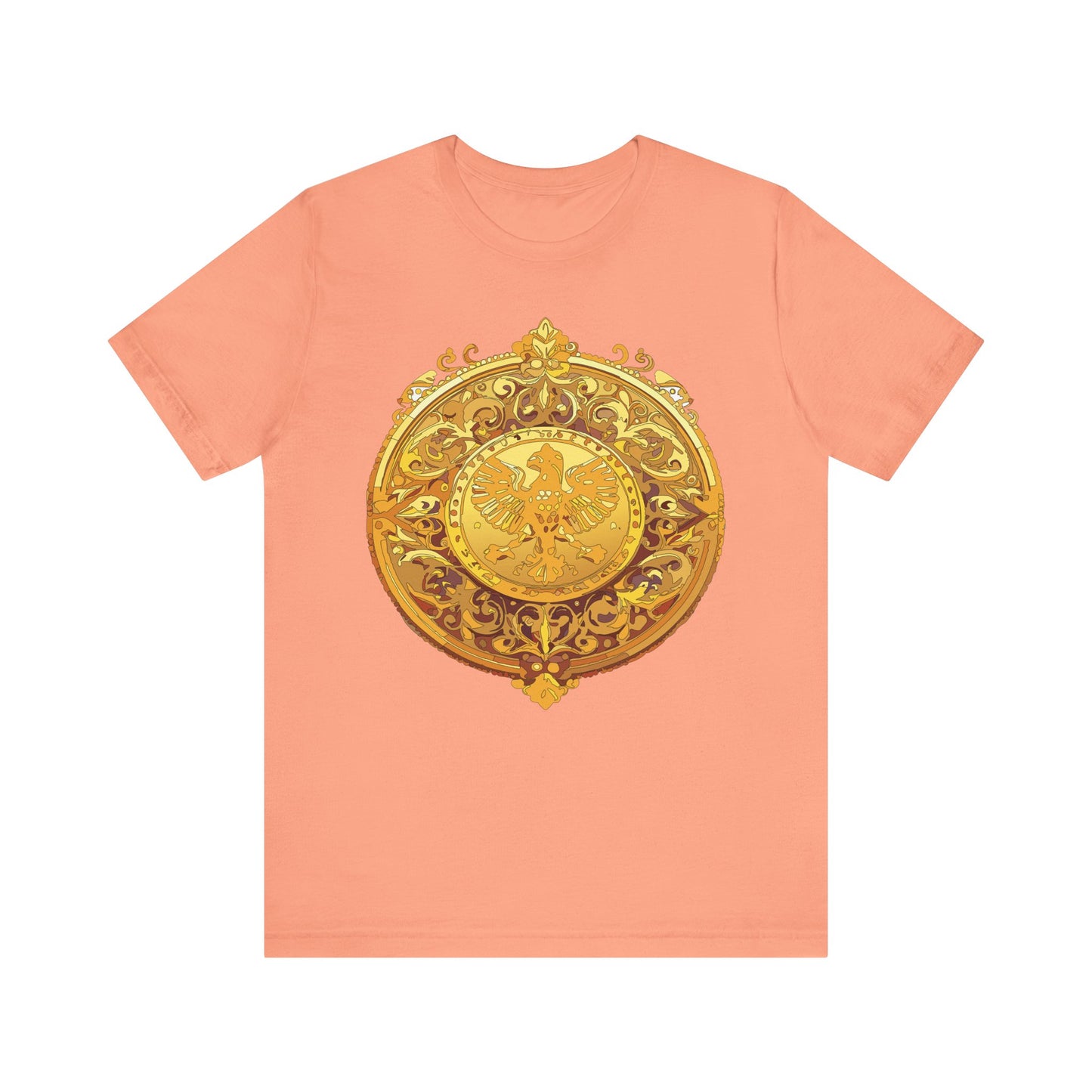 Coin Shirt, Shirt with Coin, Tee Shirt with Gold Coin, Shirt with Antique Coin