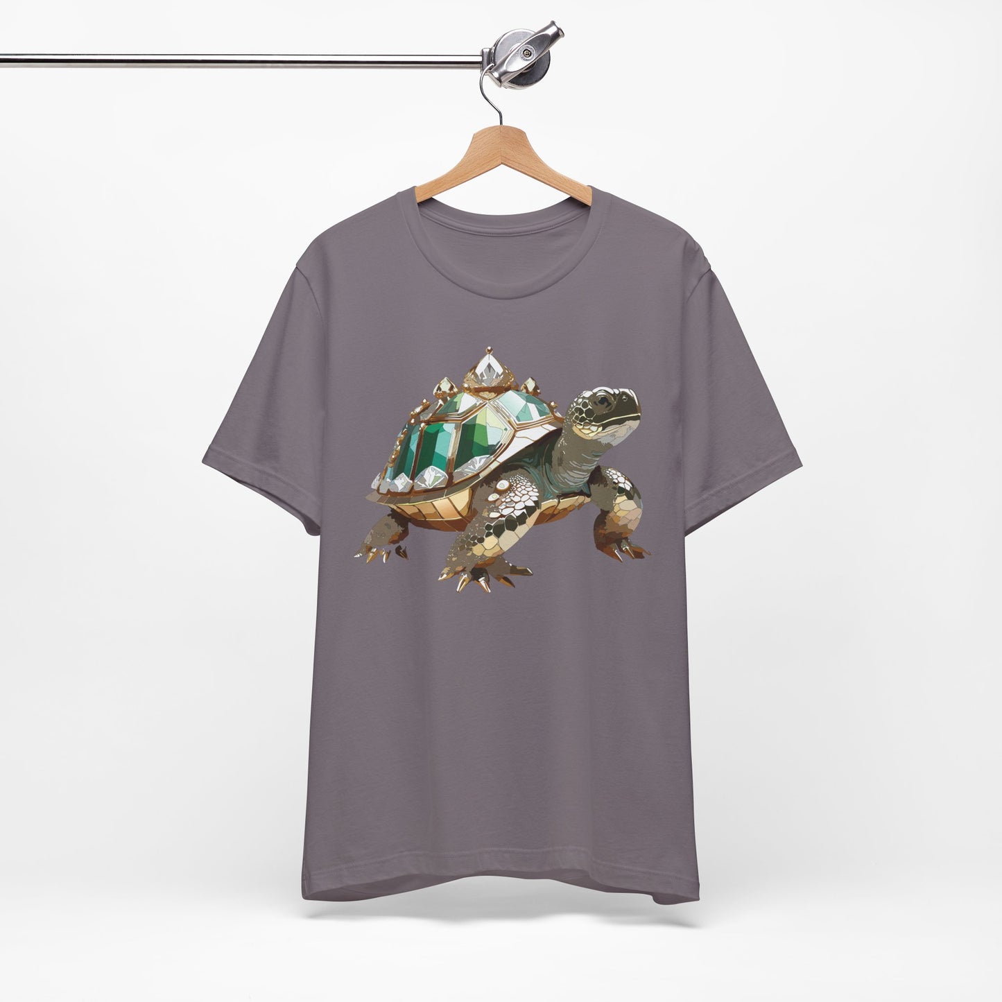 Animal Shirt, Shirt with Animal, Tee Shirt with Gold Animal Medal, Shirt with Antique Animal Medallion