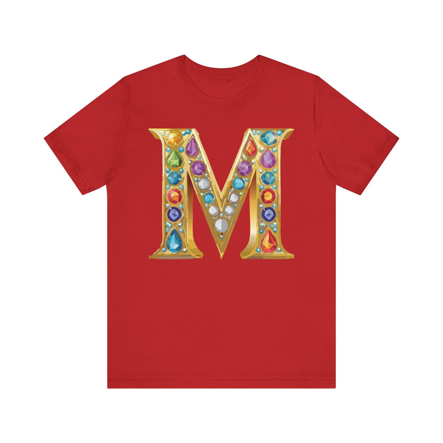 Letter Shirt, Shirt with Letters, Tee Shirt with Gold Letter, Shirt with Antique Letters