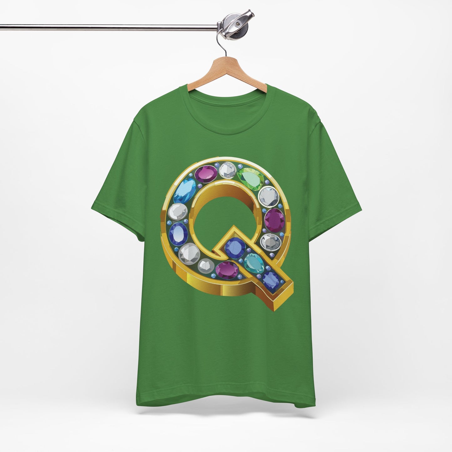Letter Shirt, Shirt with Letters, Tee Shirt with Gold Letter, Shirt with Antique Letters