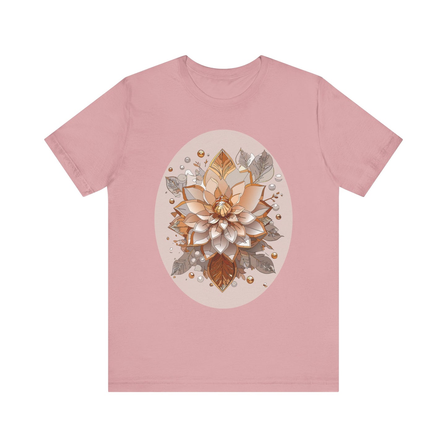 Floral Shirt, Flower Shirt, Tee Shirt with Antique Flower