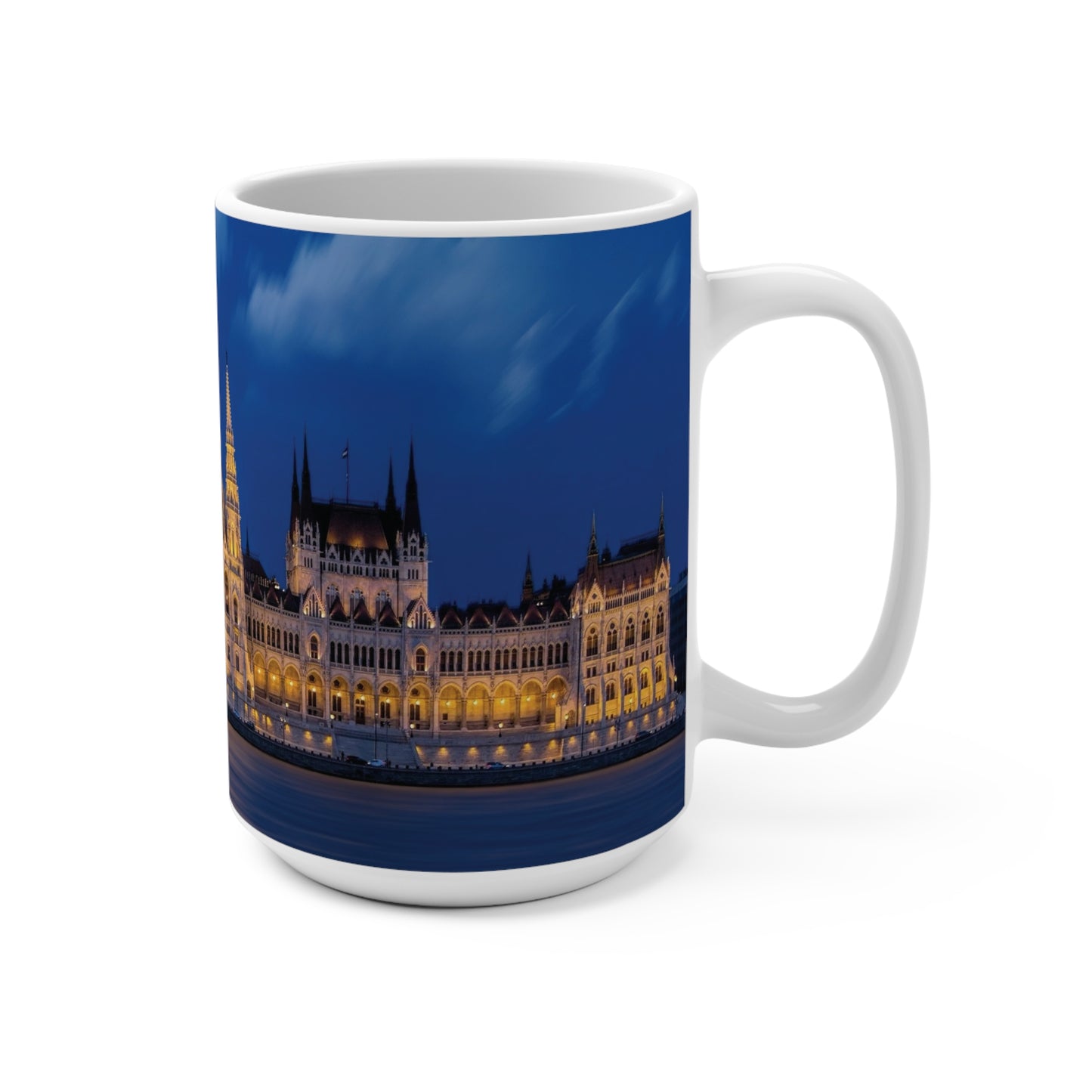 Coffee & Tea Mug with City prints, 15oz