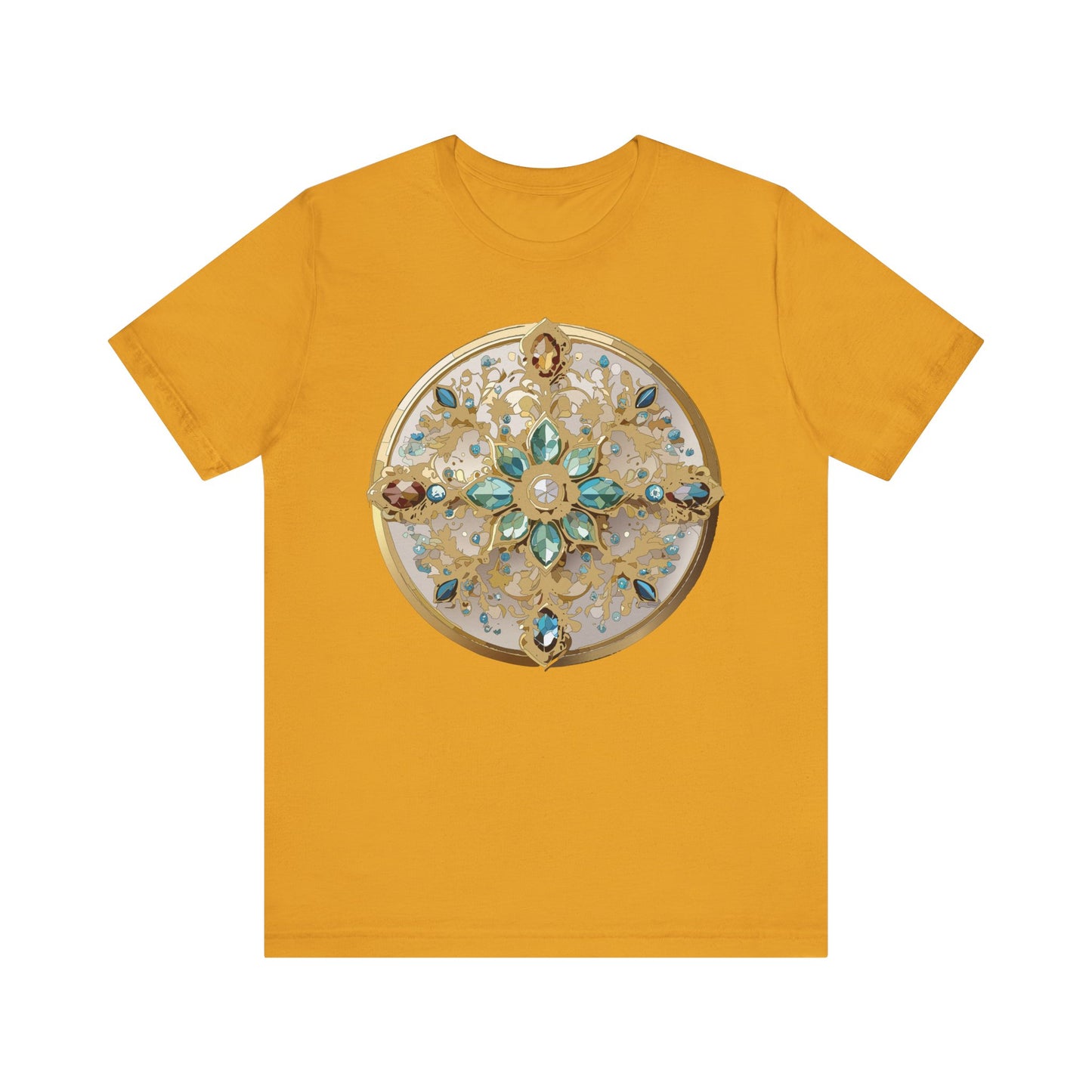 Medallion Shirt, Shirt with Medallion, Tee Shirt with Medal