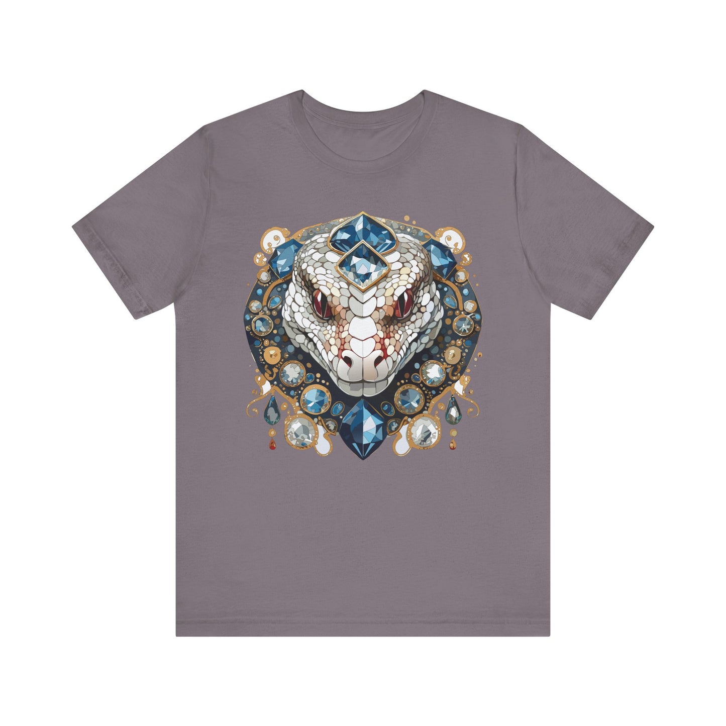 Animal Shirt, Shirt with Animal, Tee Shirt with Gold Animal Medal, Shirt with Antique Animal Medallion