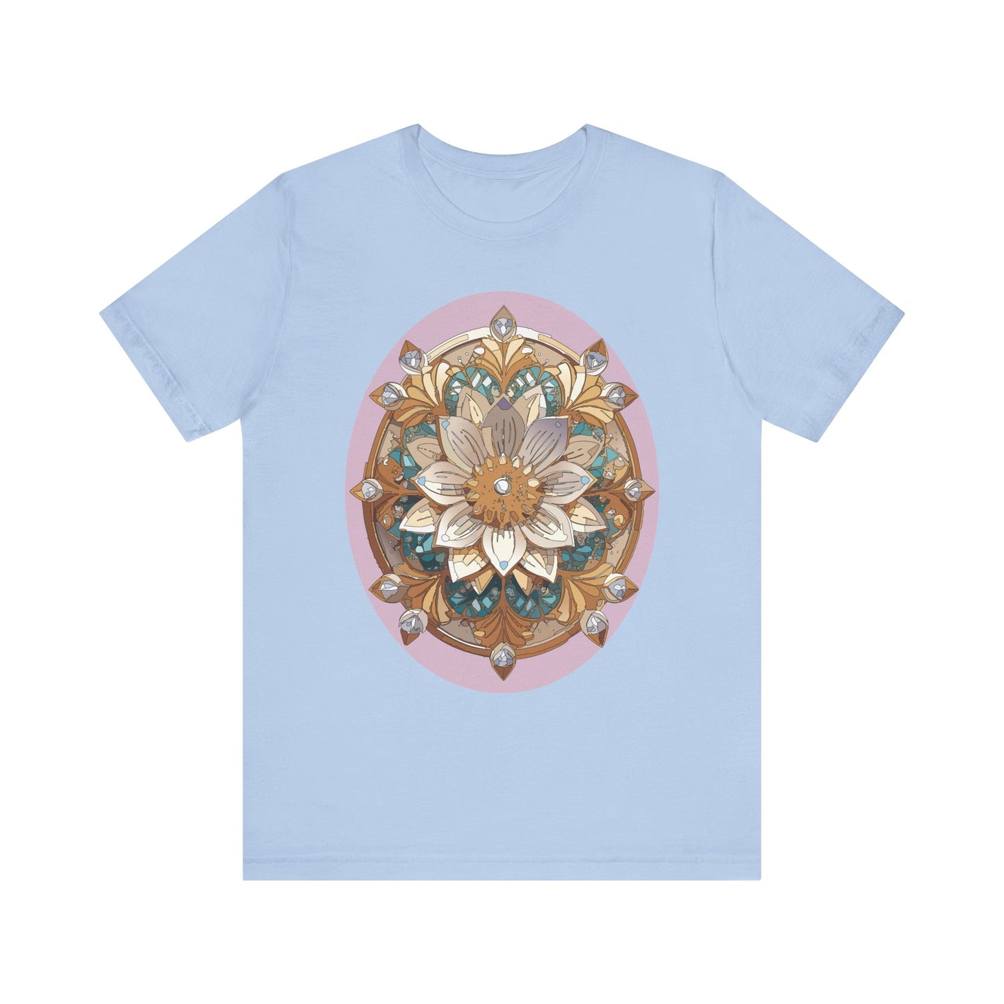 Floral Shirt, Flower Shirt, Tee Shirt with Antique Flower