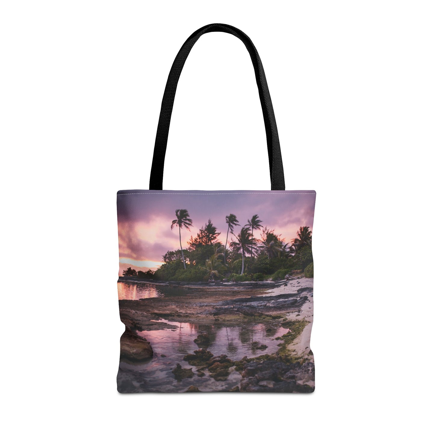 Canvas Bag with Beach Prints