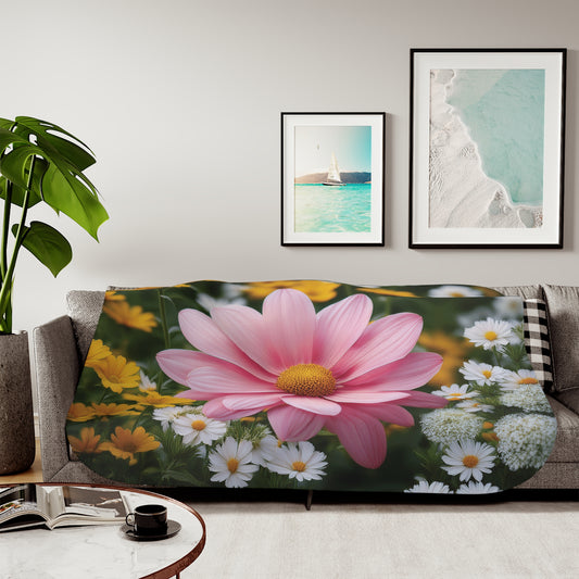 Floral Sherpa Blanket