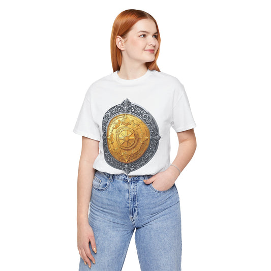 Coin Shirt, Shirt with Coin, Tee Shirt with Gold Coin, Shirt with Antique Coin