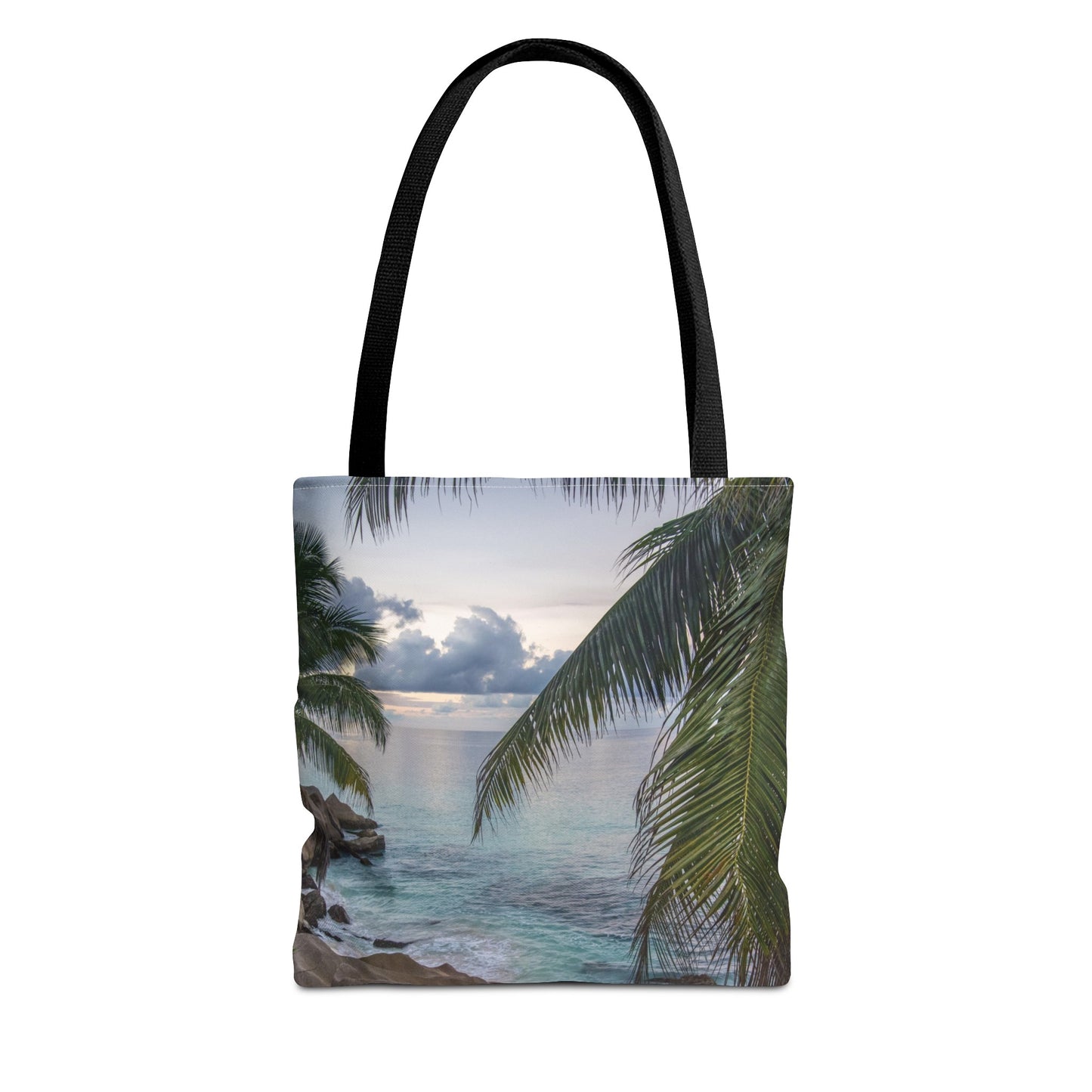 Canvas Bag with Beach Prints