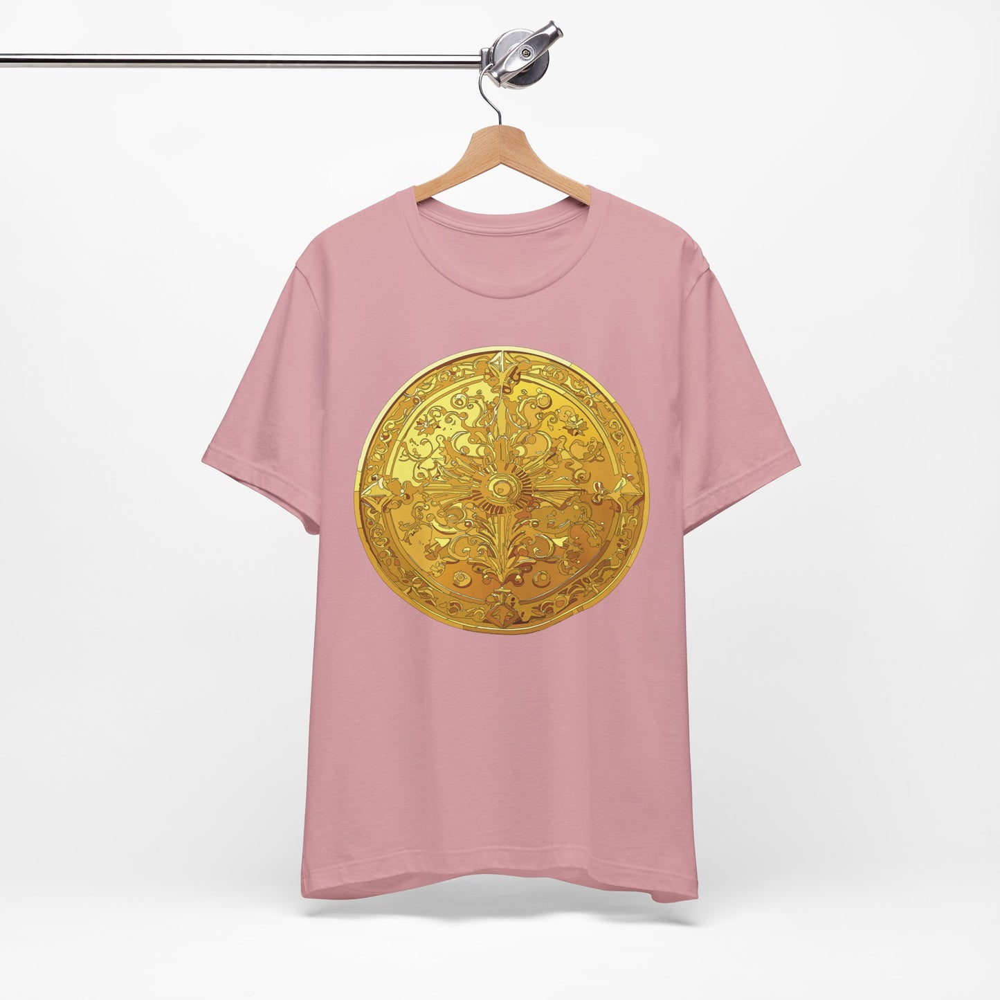 Coin Shirt, Shirt with Coin, Tee Shirt with Gold Coin, Shirt with Antique Coin