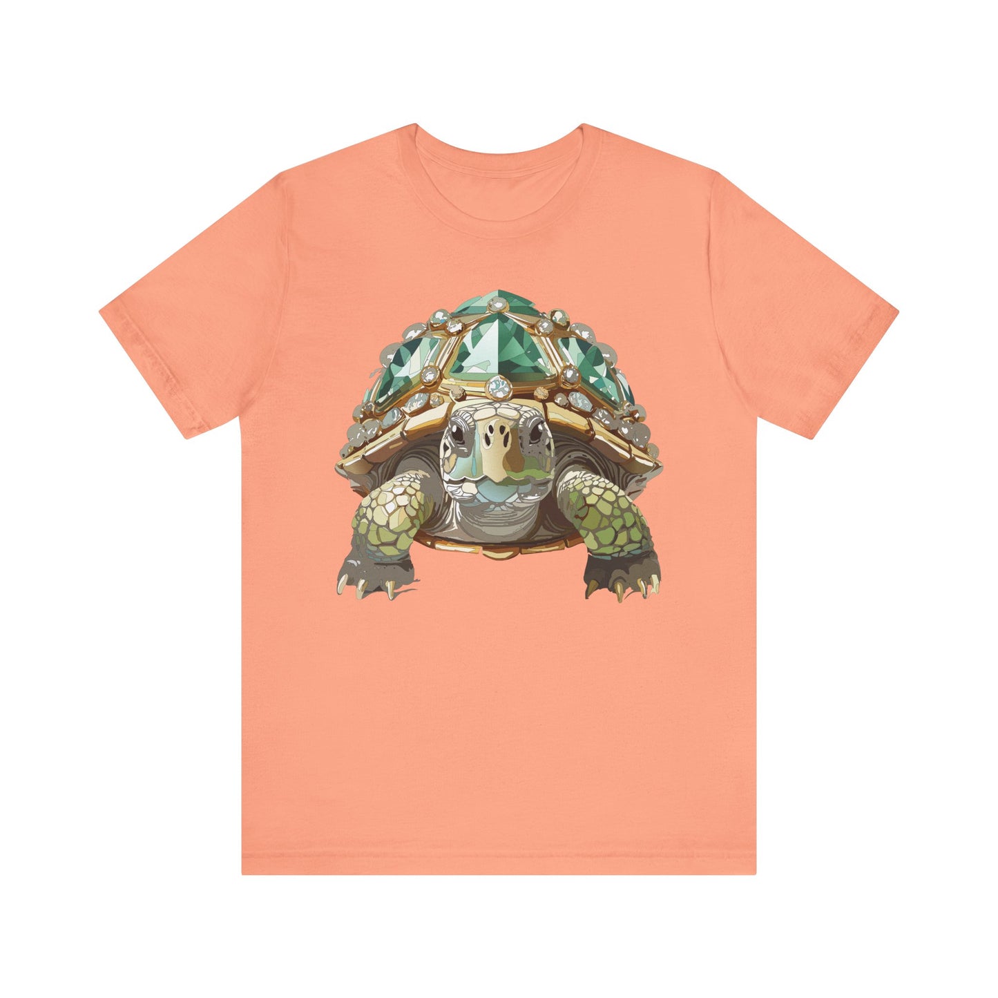 Animal Shirt, Shirt with Animal, Tee Shirt with Gold Animal Medal, Shirt with Antique Animal Medallion