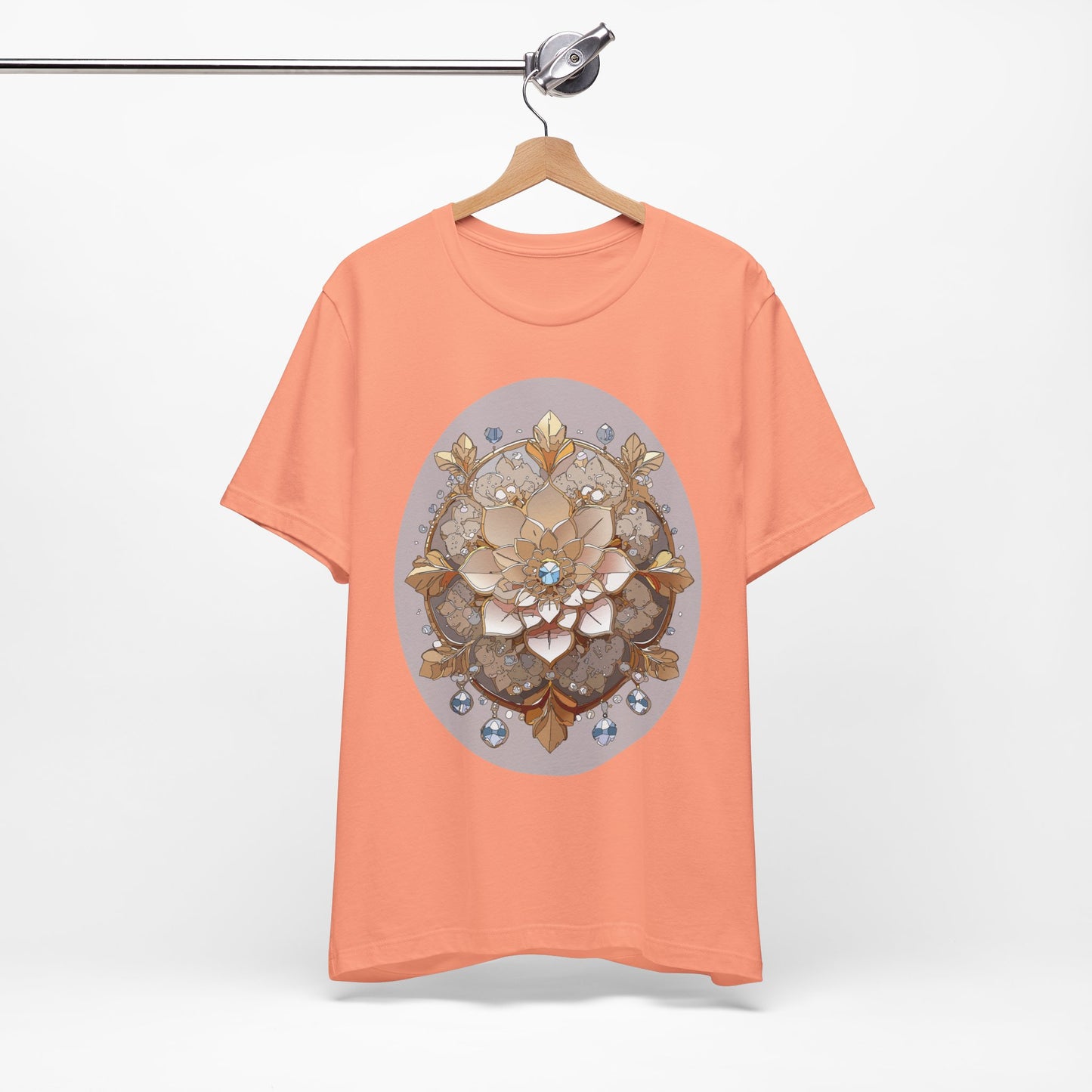 Floral Shirt, Flower Shirt, Tee Shirt with Antique Flower