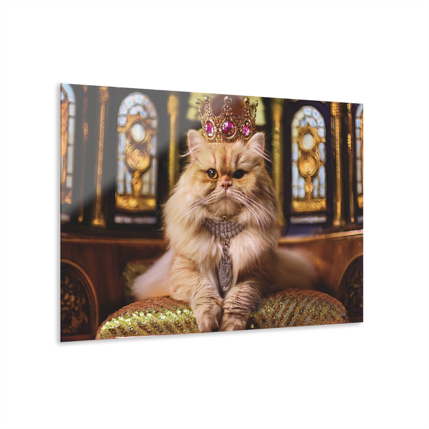 Crown Cat Wall Decor, Wall Art Decor with Animals 3