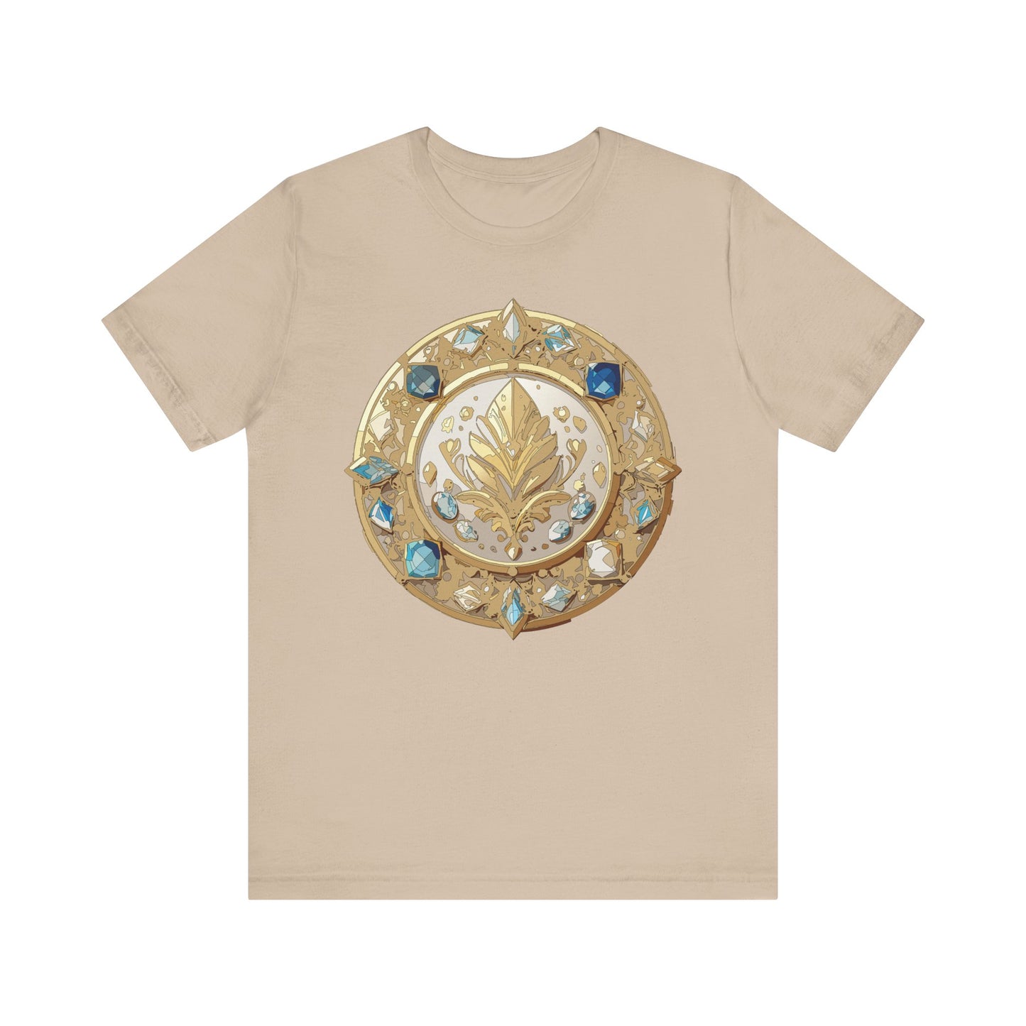 Medallion Shirt, Shirt with Medallion, Tee Shirt with Medal