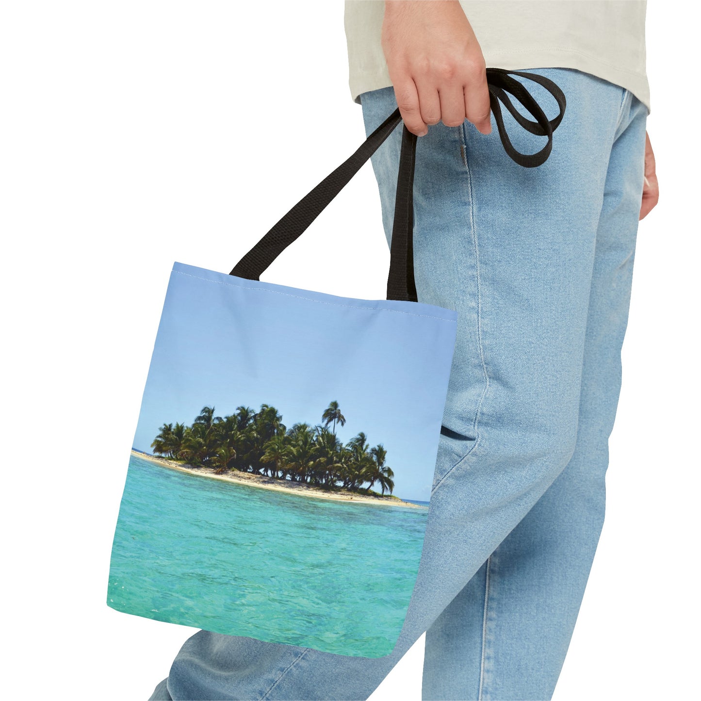 Canvas Bag with Beach Prints