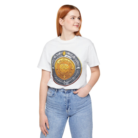 Coin Shirt, Shirt with Coin, Tee Shirt with Gold Coin, Shirt with Antique Coin
