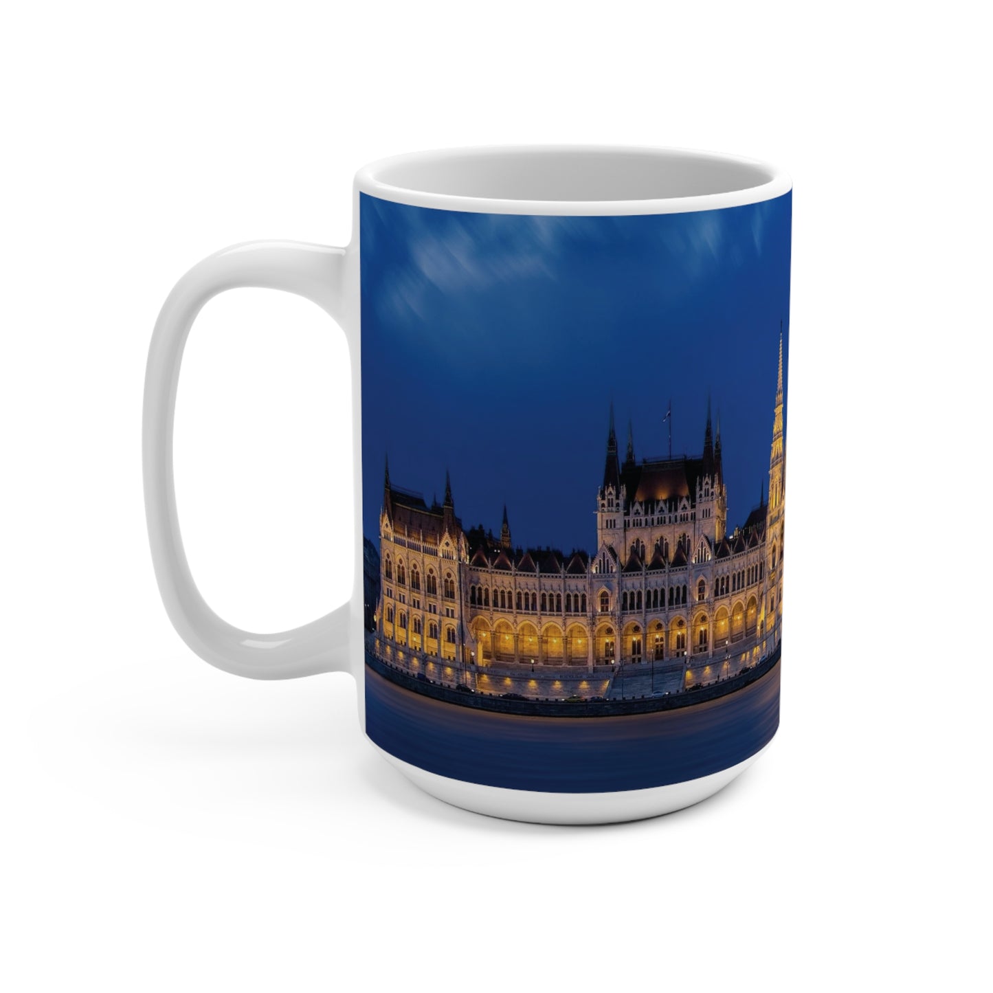 Coffee & Tea Mug with City prints, 15oz