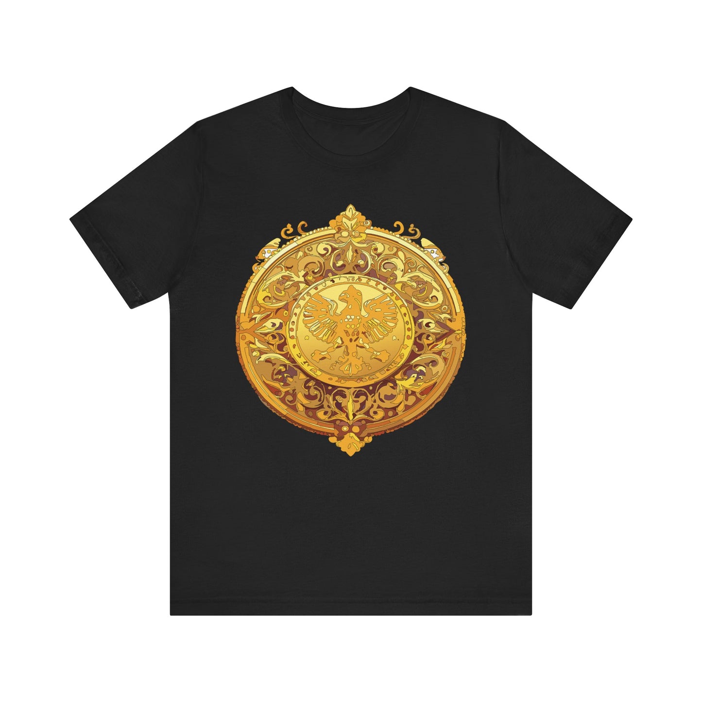 Coin Shirt, Shirt with Coin, Tee Shirt with Gold Coin, Shirt with Antique Coin