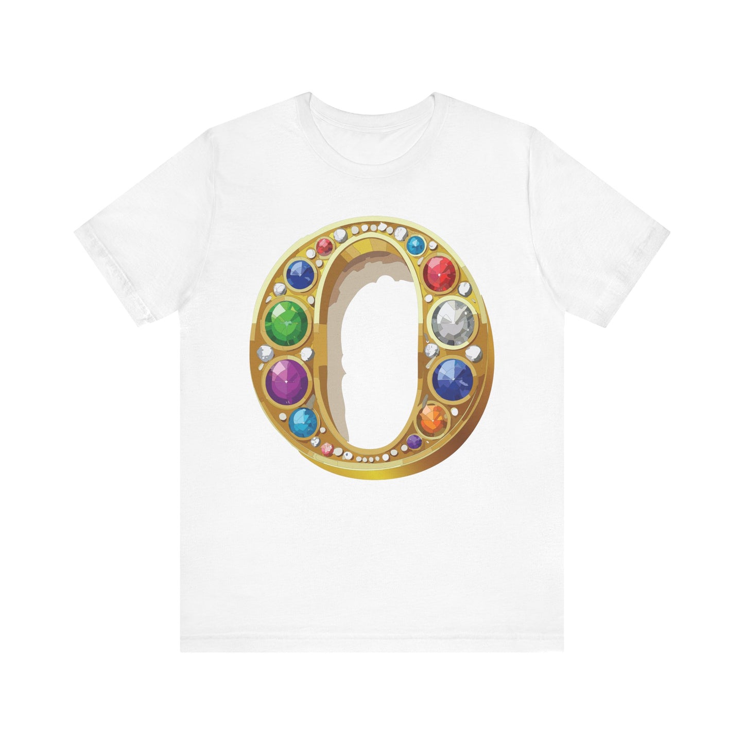 Letter Shirt, Shirt with Letters, Tee Shirt with Gold Letter, Shirt with Antique Letters
