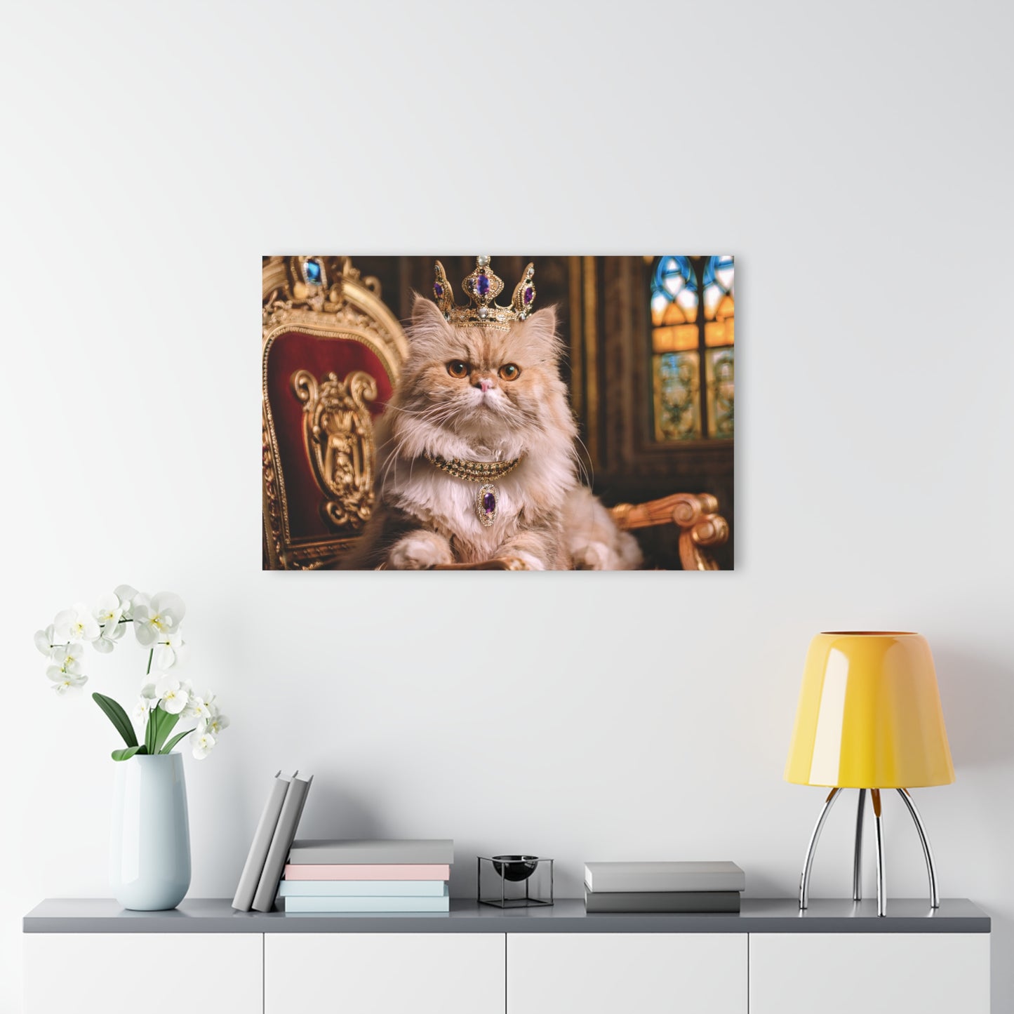 Crown Cat Wall Decor, Wall Art Decor with Animals 2