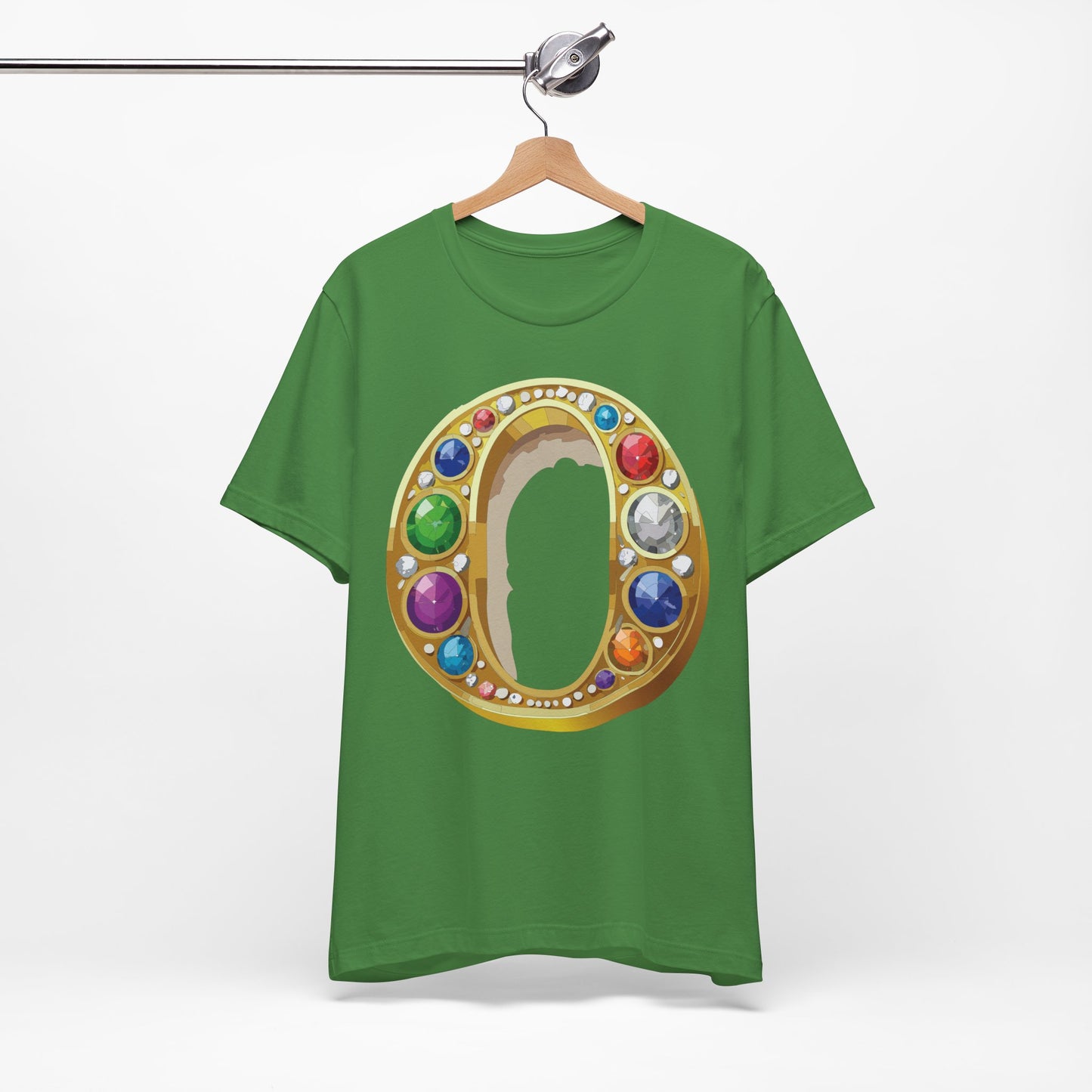 Letter Shirt, Shirt with Letters, Tee Shirt with Gold Letter, Shirt with Antique Letters