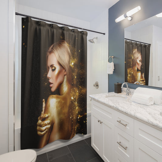 Woman Shower Curtain