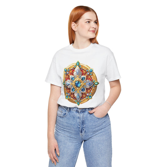 Medallion Shirt, Shirt with Medallion, Tee Shirt with Medal