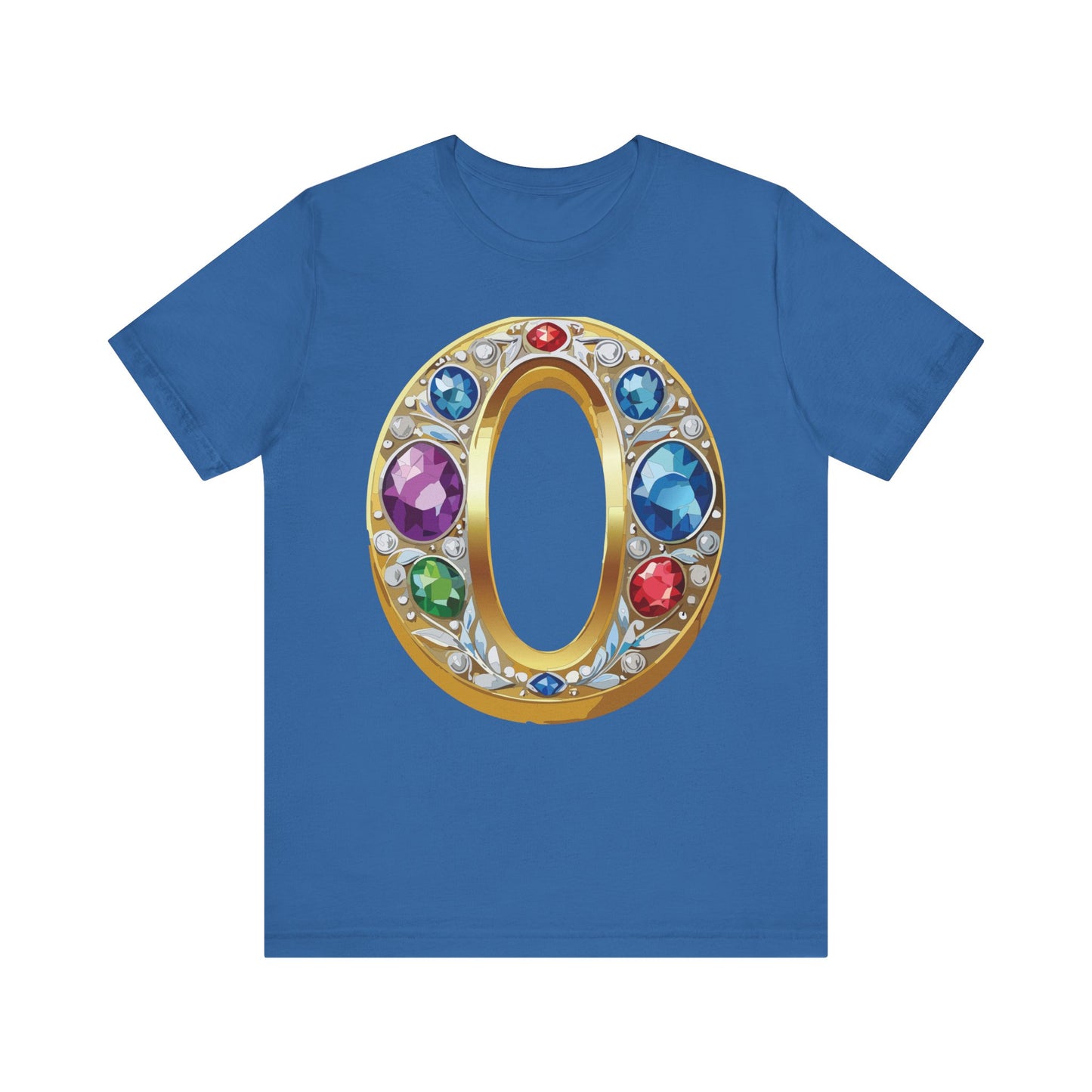 Letter Shirt, Shirt with Letters, Tee Shirt with Gold Letter, Shirt with Antique Letters