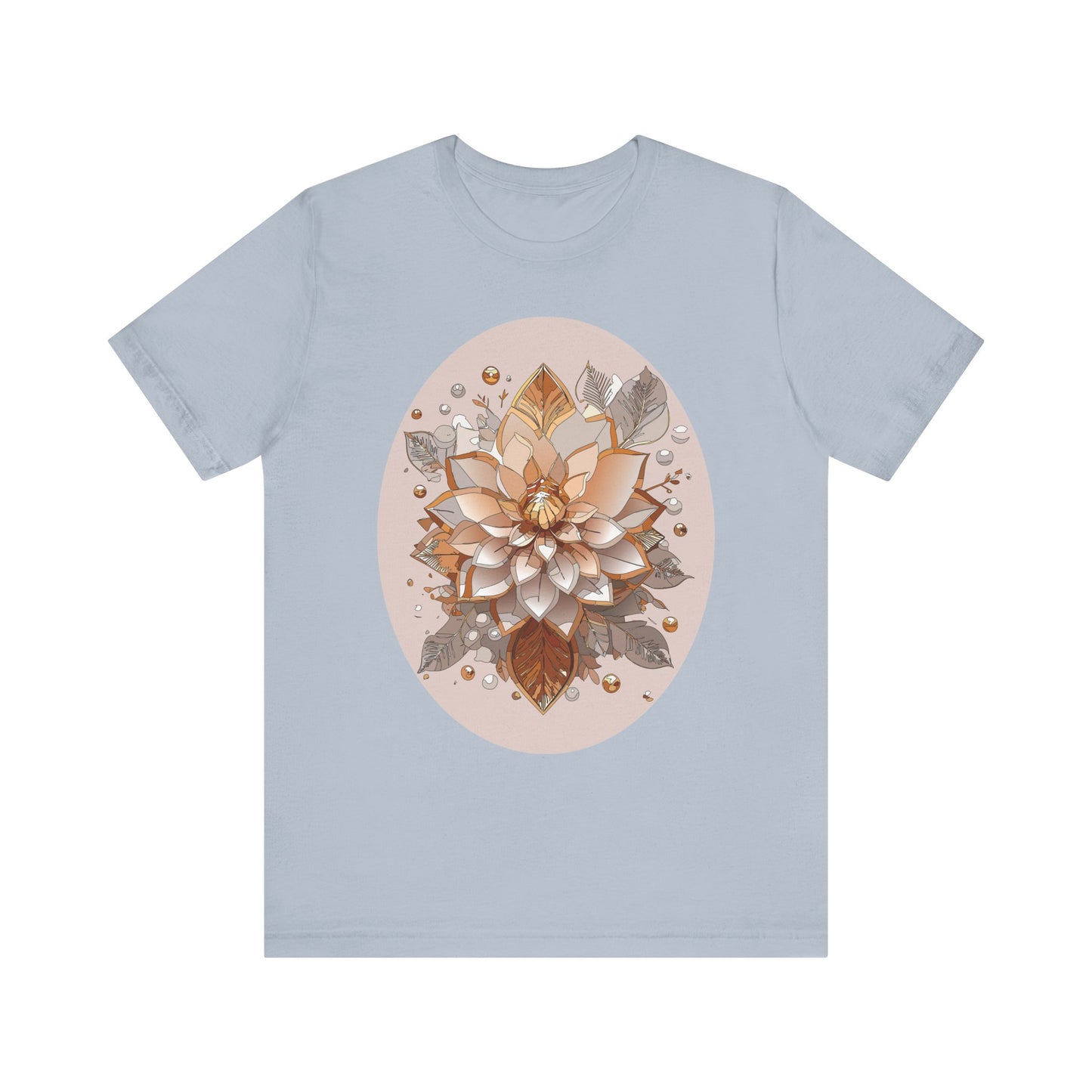 Floral Shirt, Flower Shirt, Tee Shirt with Antique Flower