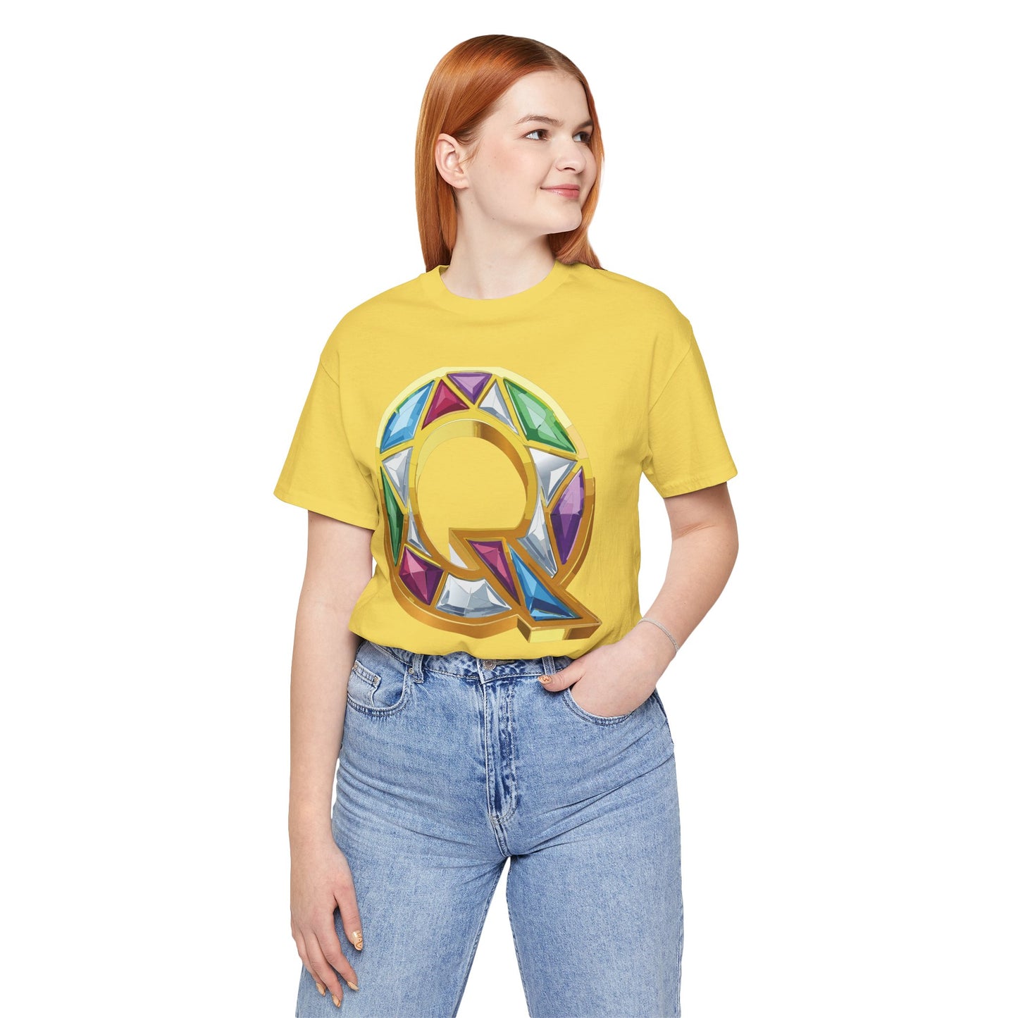 Letter Shirt, Shirt with Letters, Tee Shirt with Gold Letter, Shirt with Antique Letters