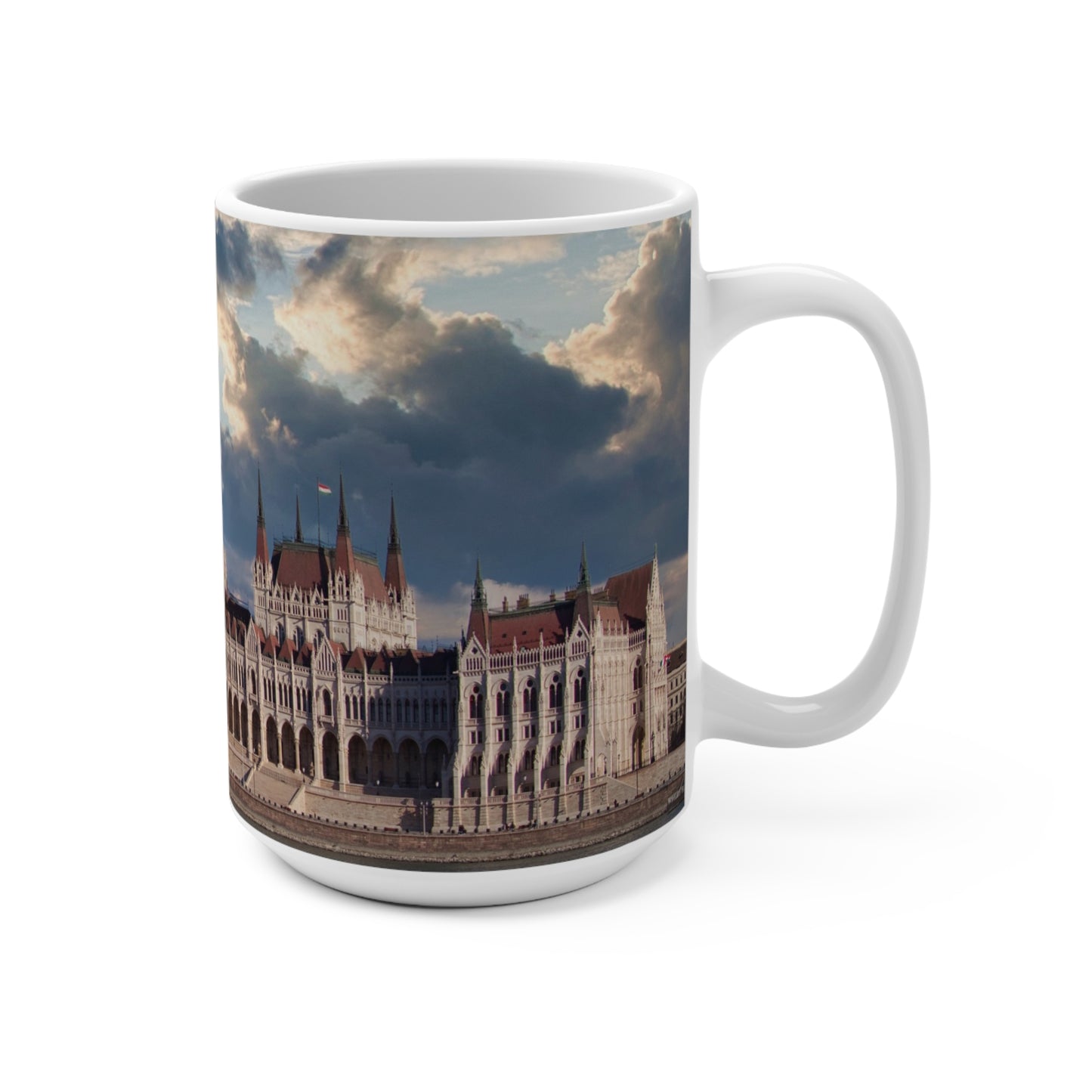 Coffee & Tea Mug with City prints, 15oz