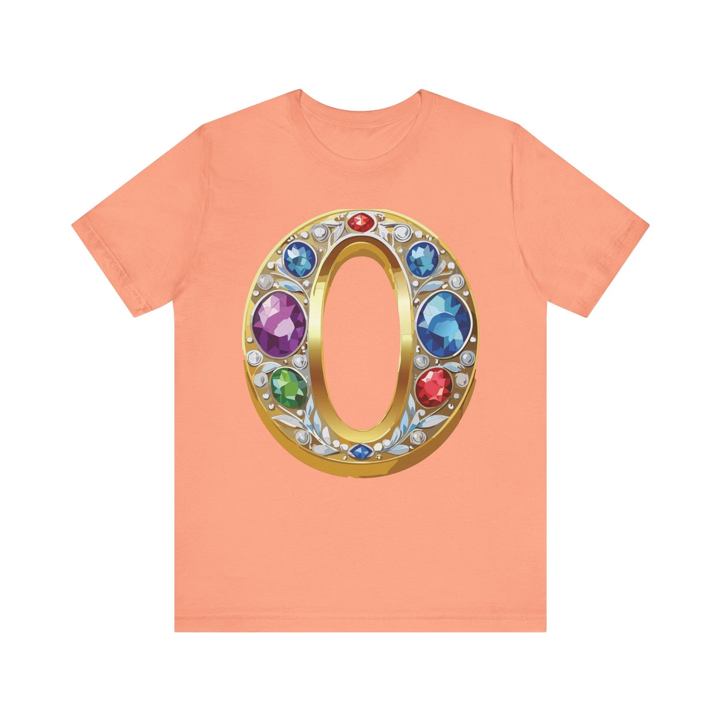 Letter Shirt, Shirt with Letters, Tee Shirt with Gold Letter, Shirt with Antique Letters
