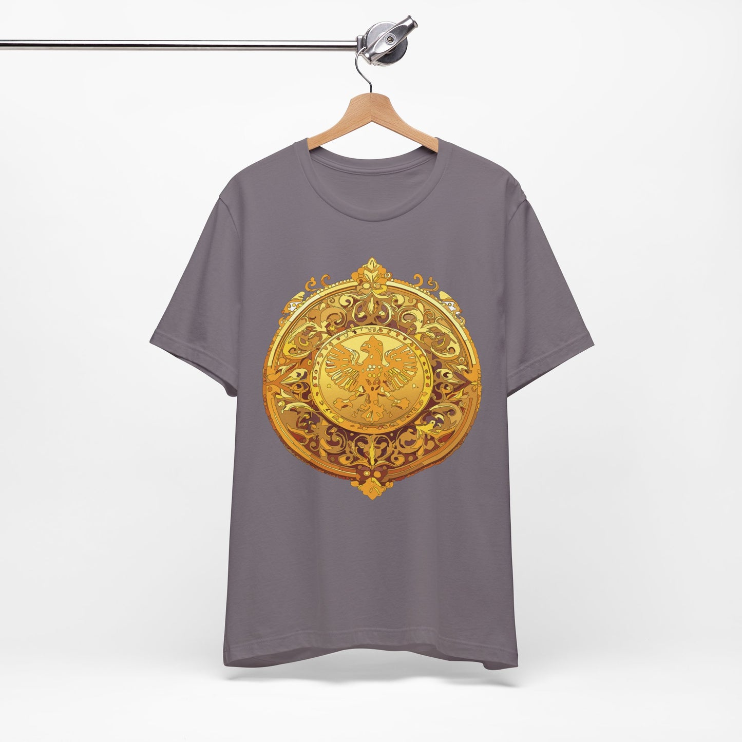 Coin Shirt, Shirt with Coin, Tee Shirt with Gold Coin, Shirt with Antique Coin