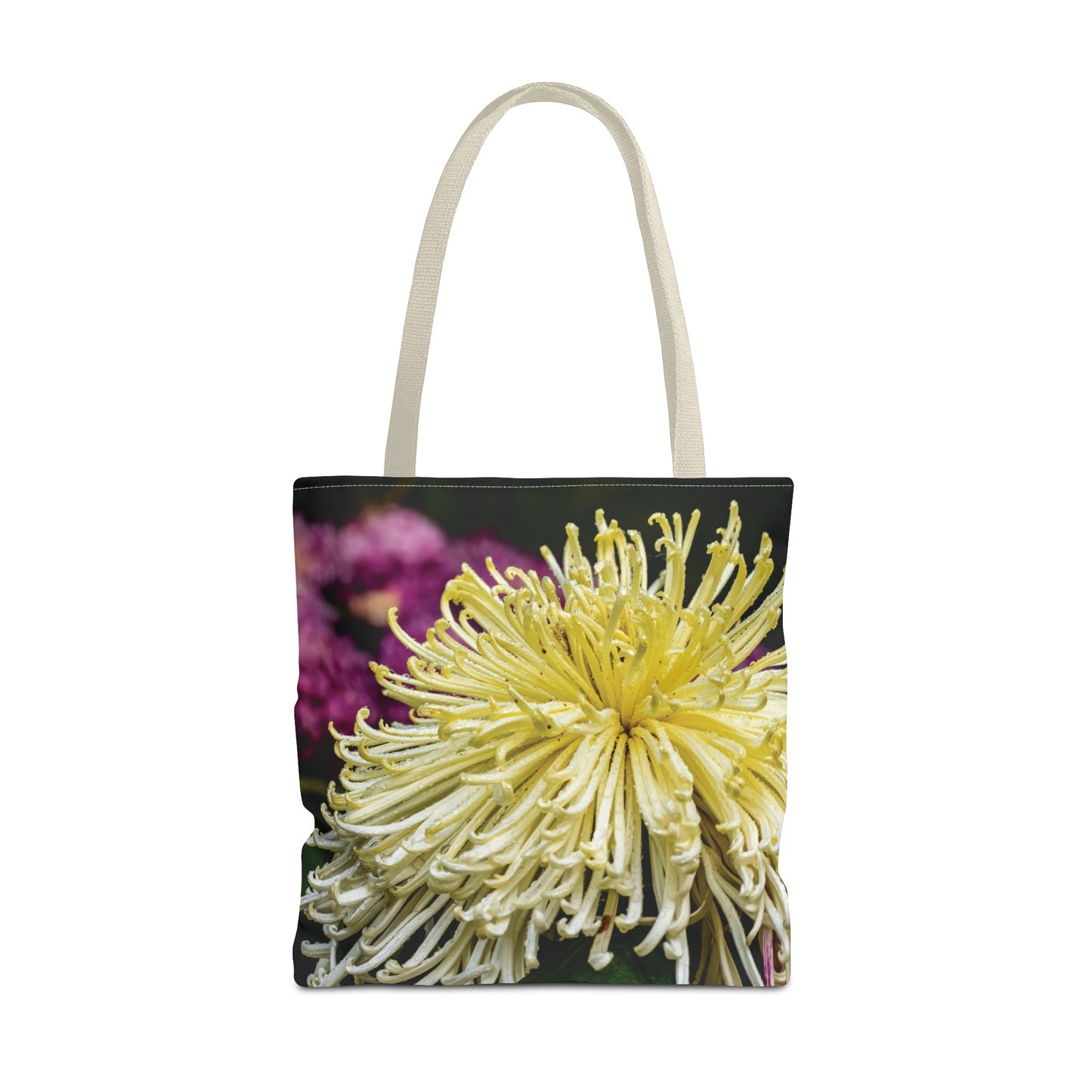 Canvas Bag with Floral Prints