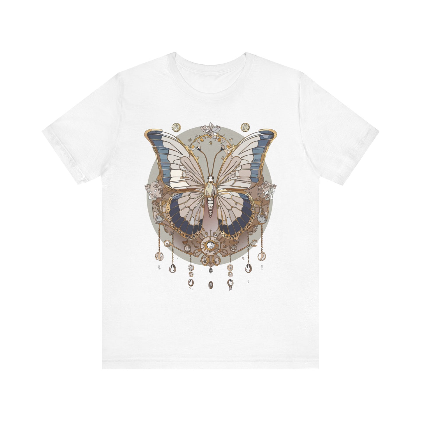 Butterfly Shirt, Shirt with Butterfly, Tee Shirt with Antique Butterfly