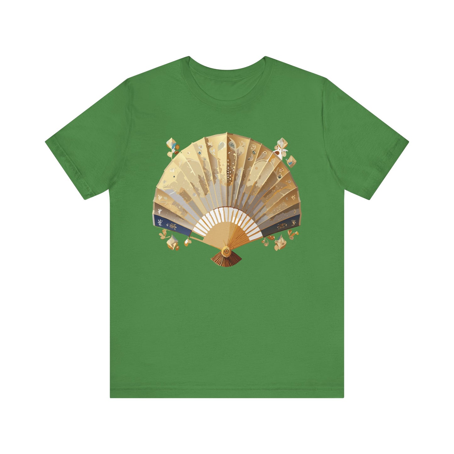 Fan shirt, Shirt with Fan, Tee Shirt with Gold Blower