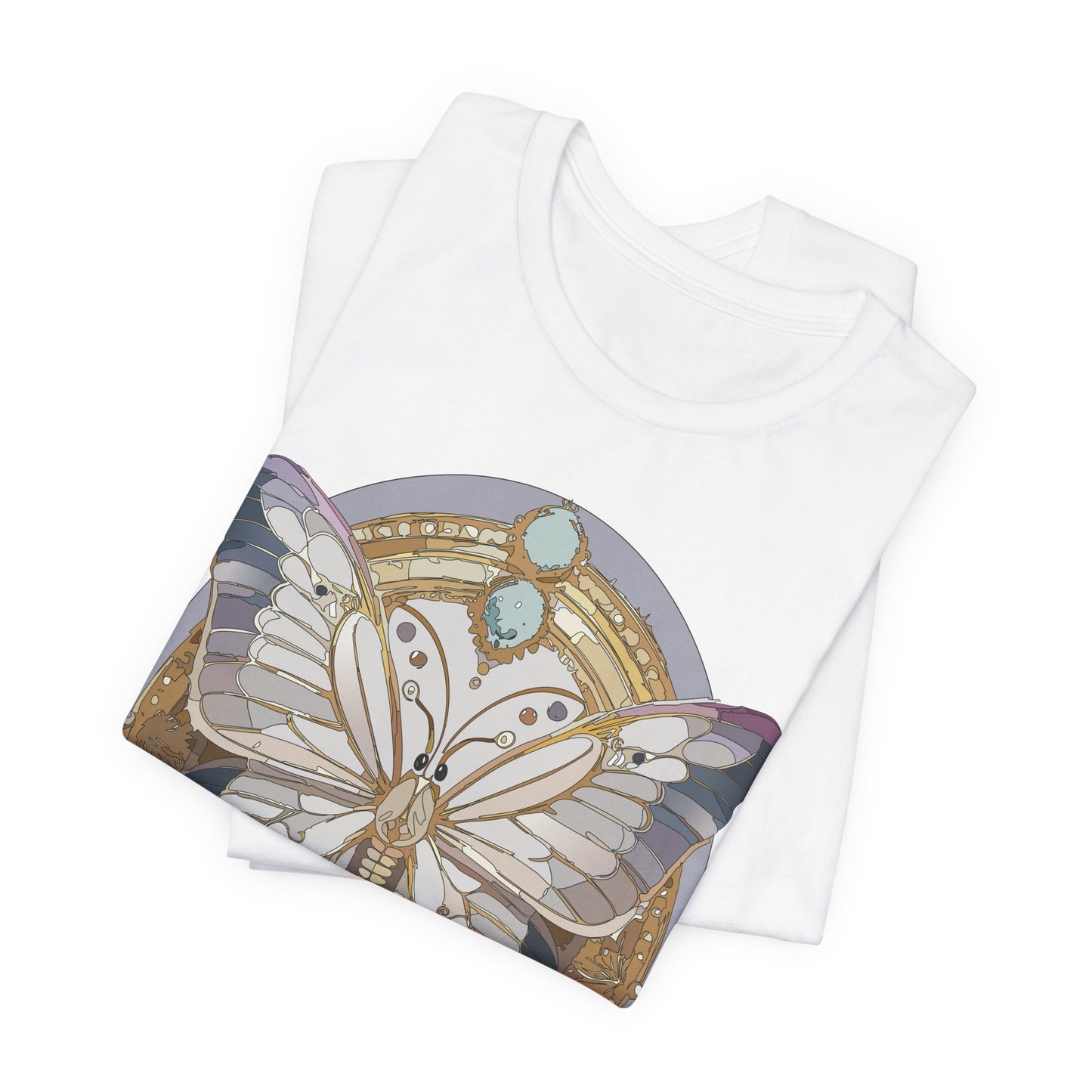 Butterfly Shirt, Shirt with Butterfly, Tee Shirt with Antique Butterfly