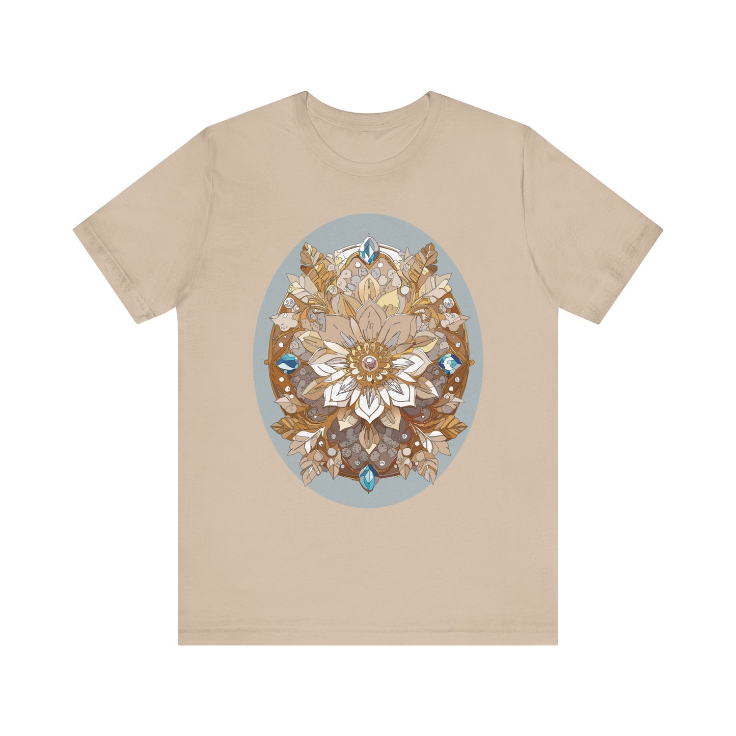 Floral Shirt, Flower Shirt, Tee Shirt with Antique Flower