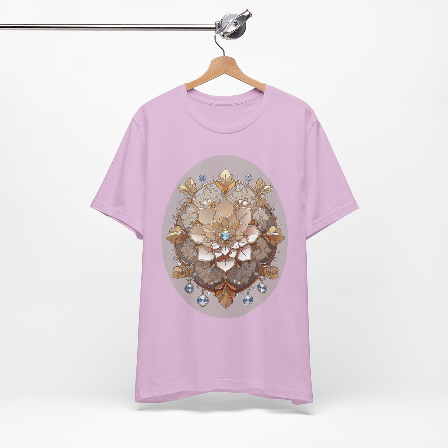 Floral Shirt, Flower Shirt, Tee Shirt with Antique Flower