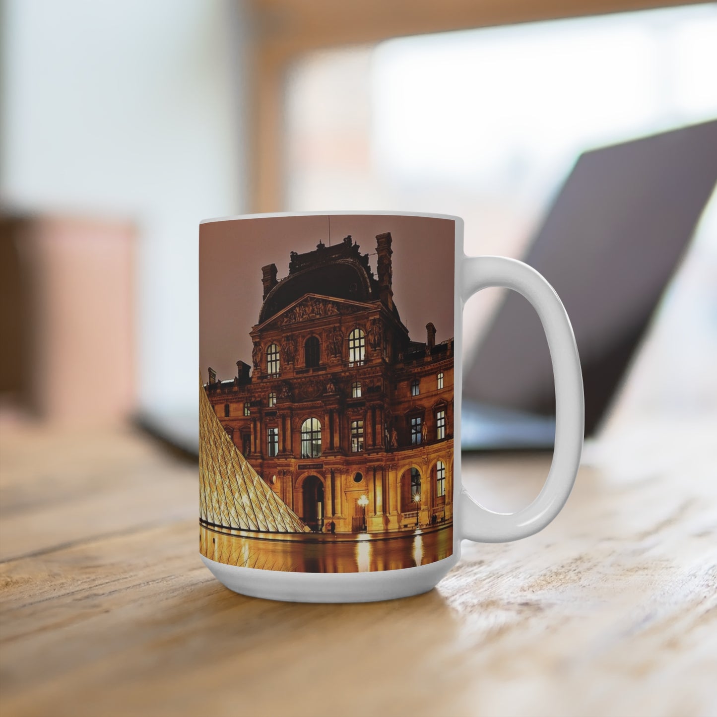 Coffee & Tea Mug with City prints, 15oz