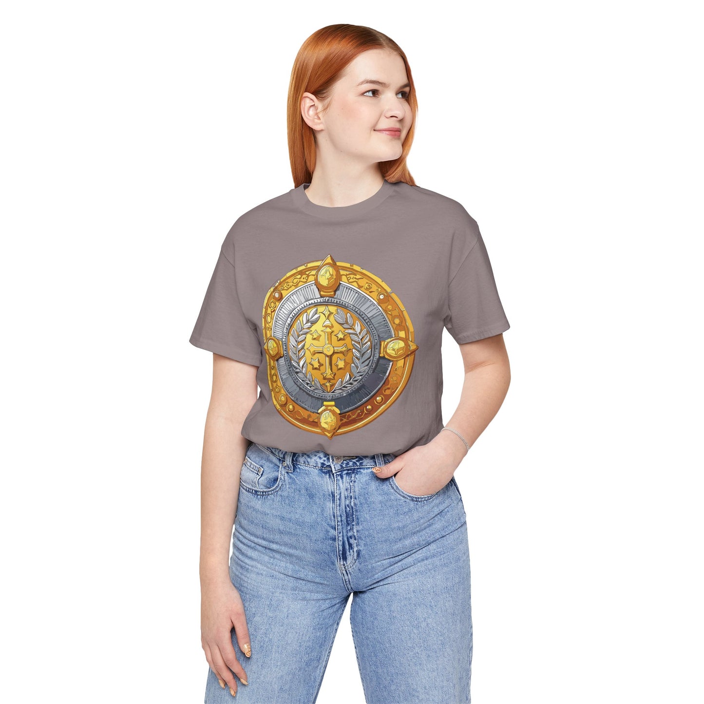Coin Shirt, Shirt with Coin, Tee Shirt with Gold Coin, Shirt with Antique Coin