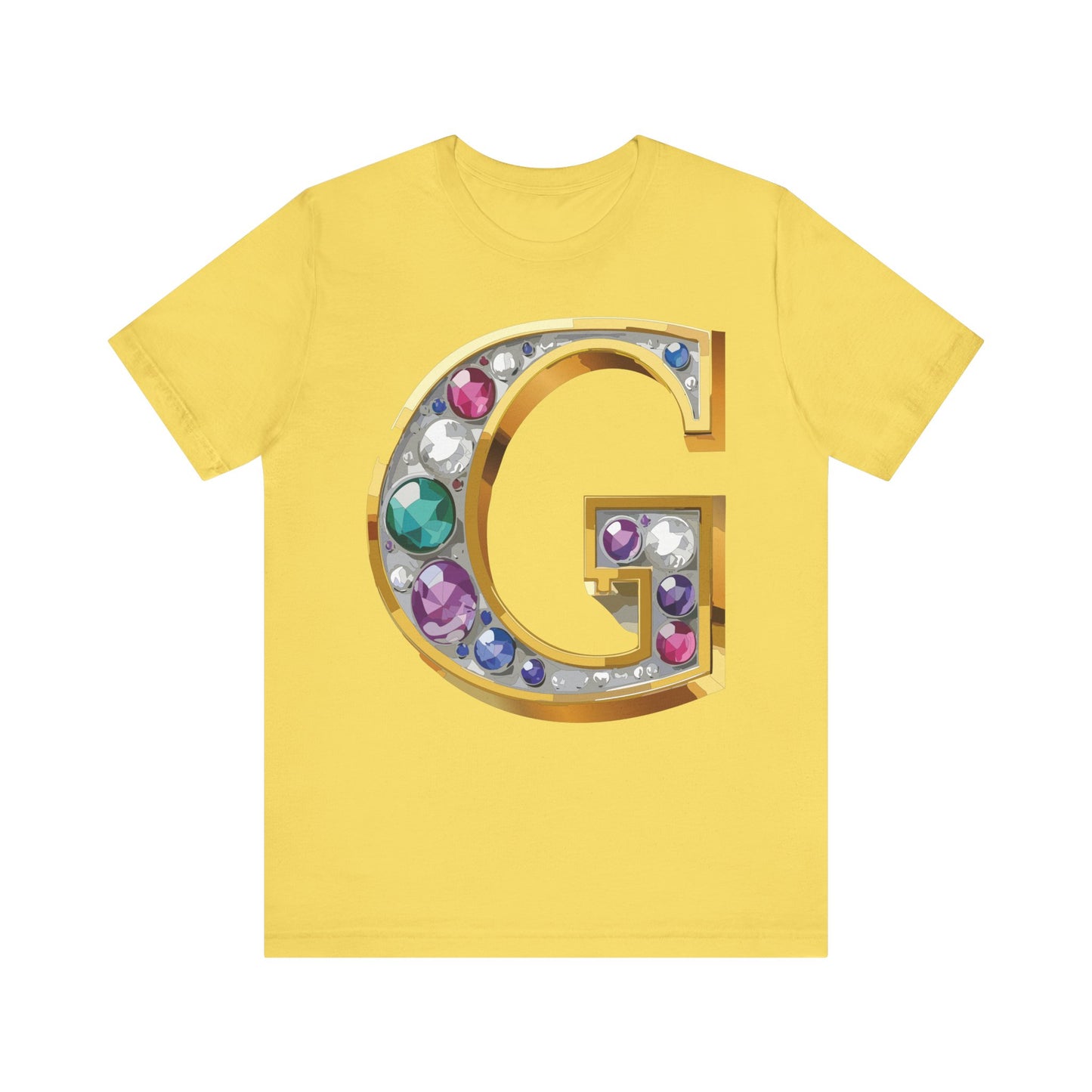Letter Shirt, Shirt with Letters, Tee Shirt with Gold Letter, Shirt with Antique Letters