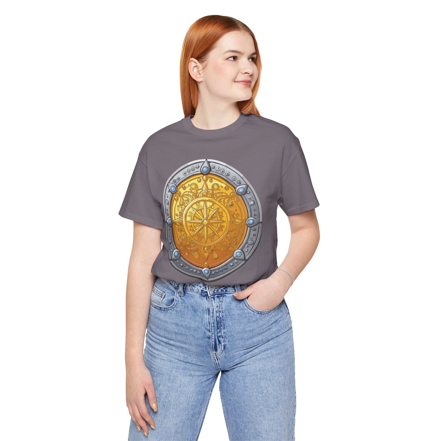 Coin Shirt, Shirt with Coin, Tee Shirt with Gold Coin, Shirt with Antique Coin