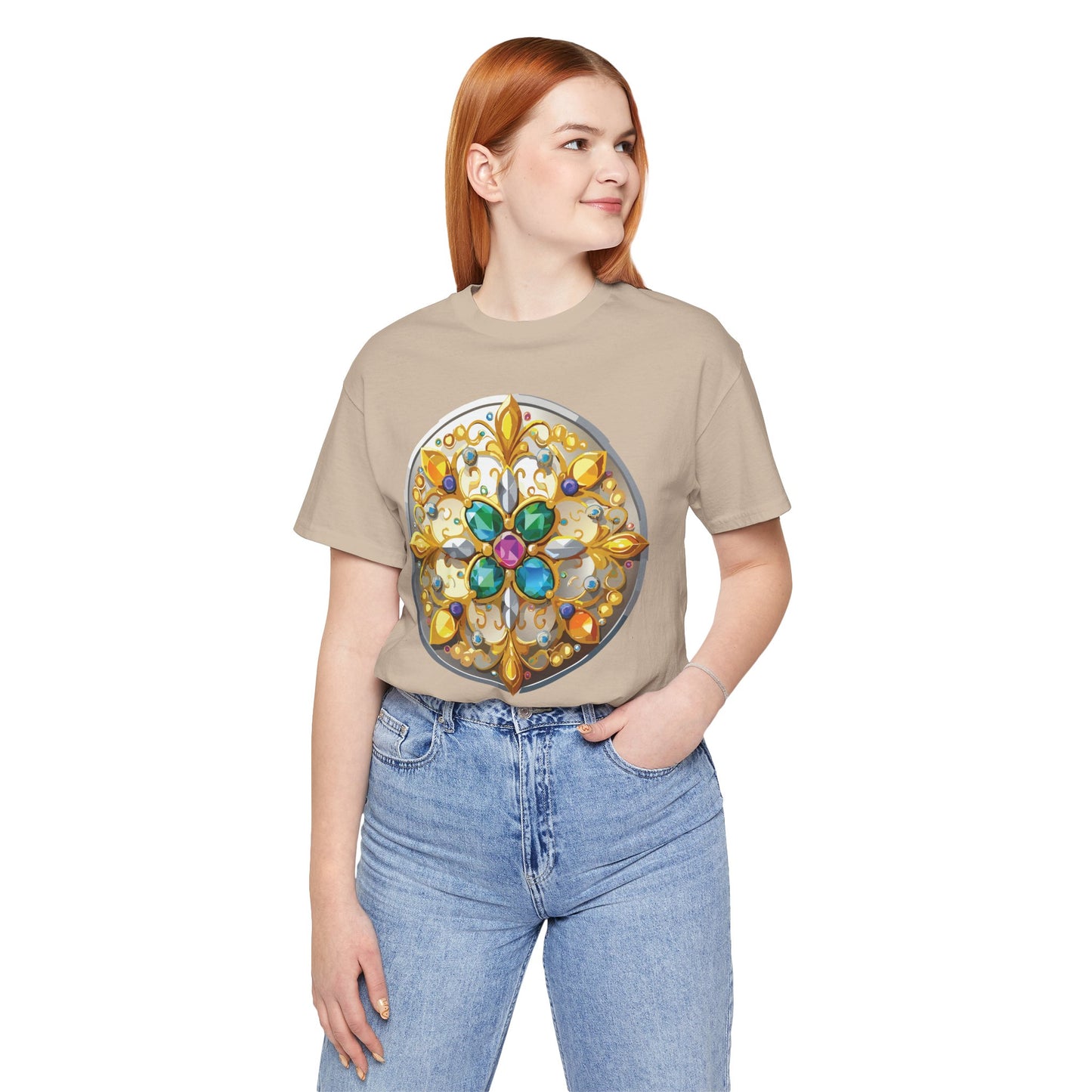 Medallion Shirt, Shirt with Medallion, Tee Shirt with Medal