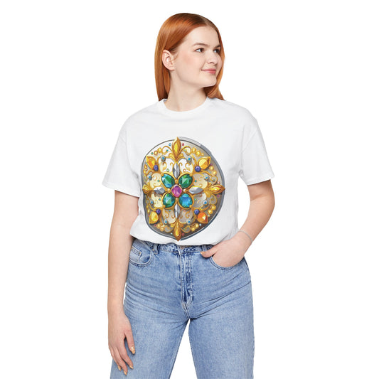 Medallion Shirt, Shirt with Medallion, Tee Shirt with Medal