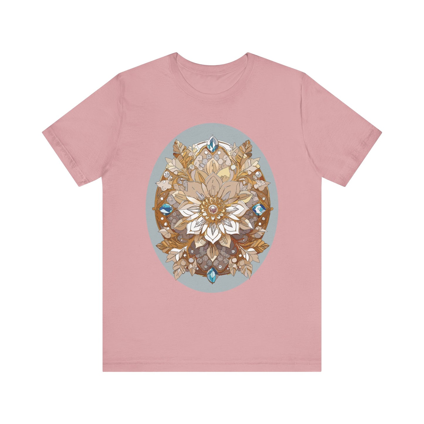 Floral Shirt, Flower Shirt, Tee Shirt with Antique Flower