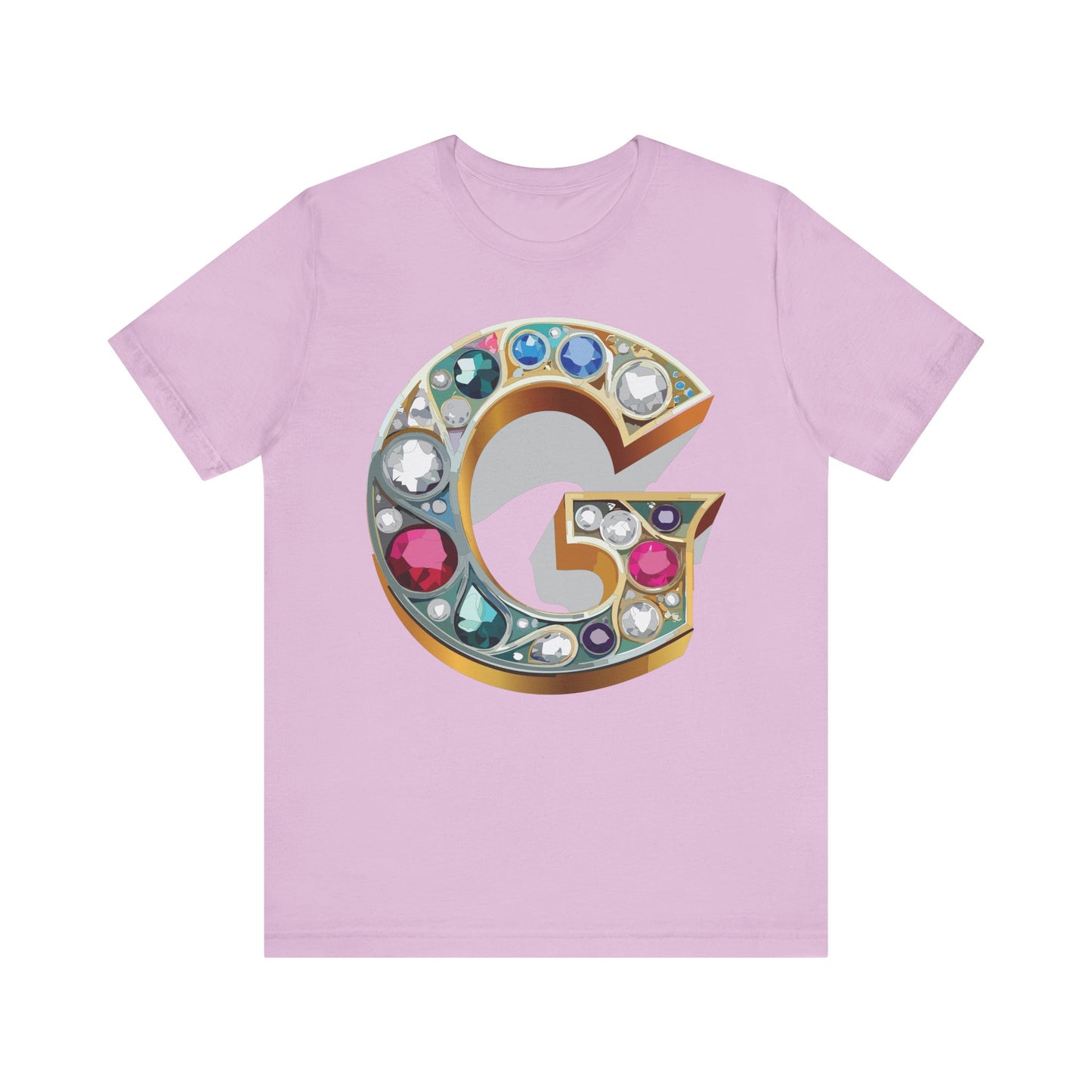 Letter Shirt, Shirt with Letters, Tee Shirt with Gold Letter, Shirt with Antique Letters