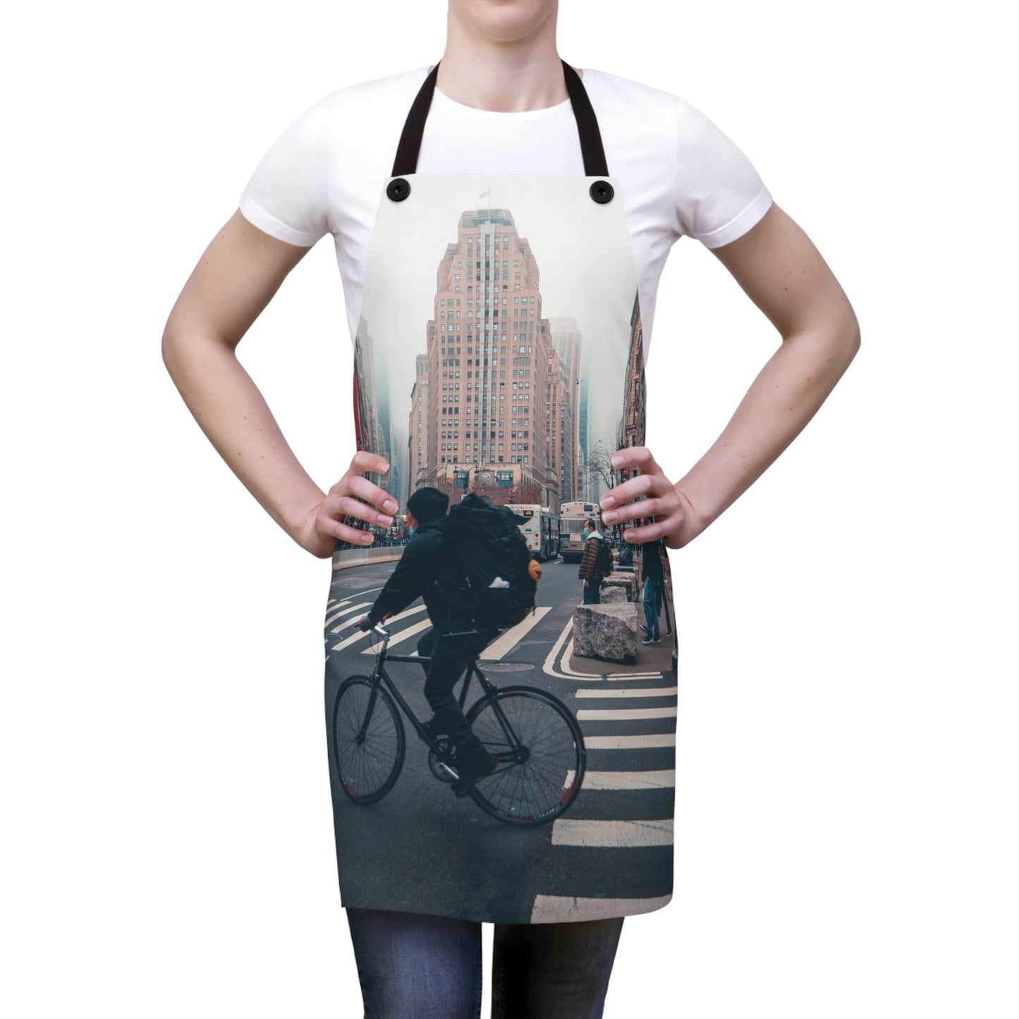 Apron with City print